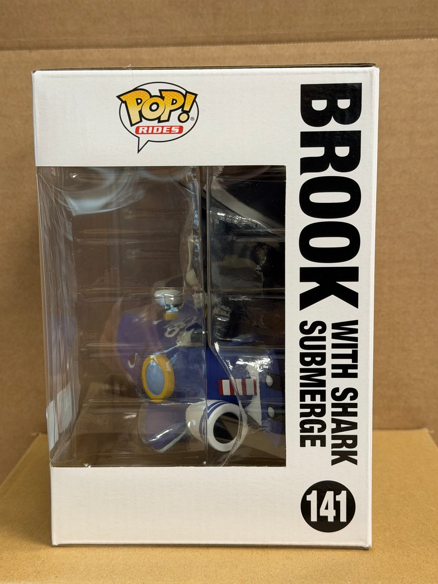 Funko Pop! Rides Anime One Piece Brook W/ Shark Submerge #141 NYCC Exclusive