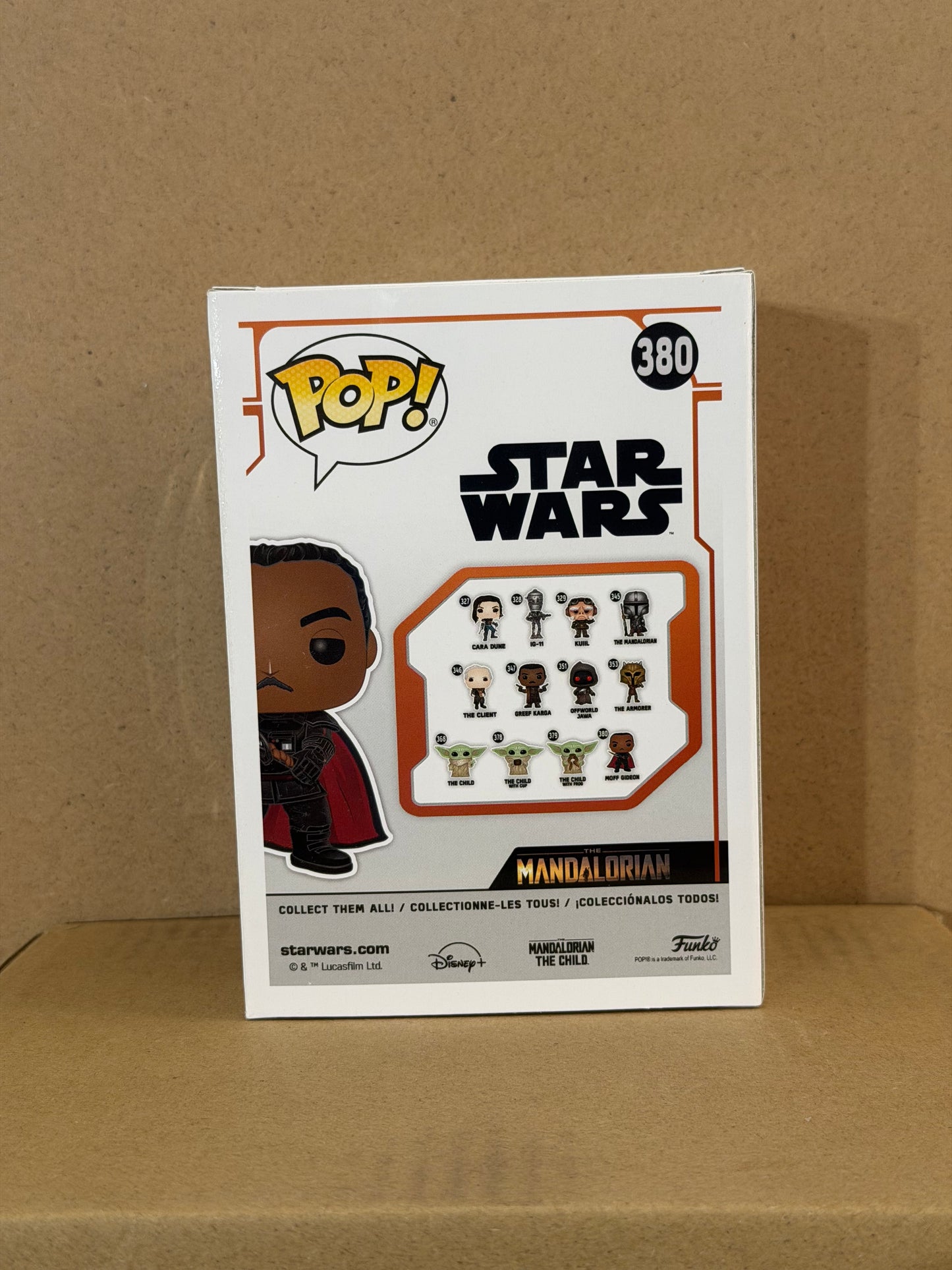 Funko Pop! Star Wars Moff Gideon Signed Giancarlo Esposito COA #380