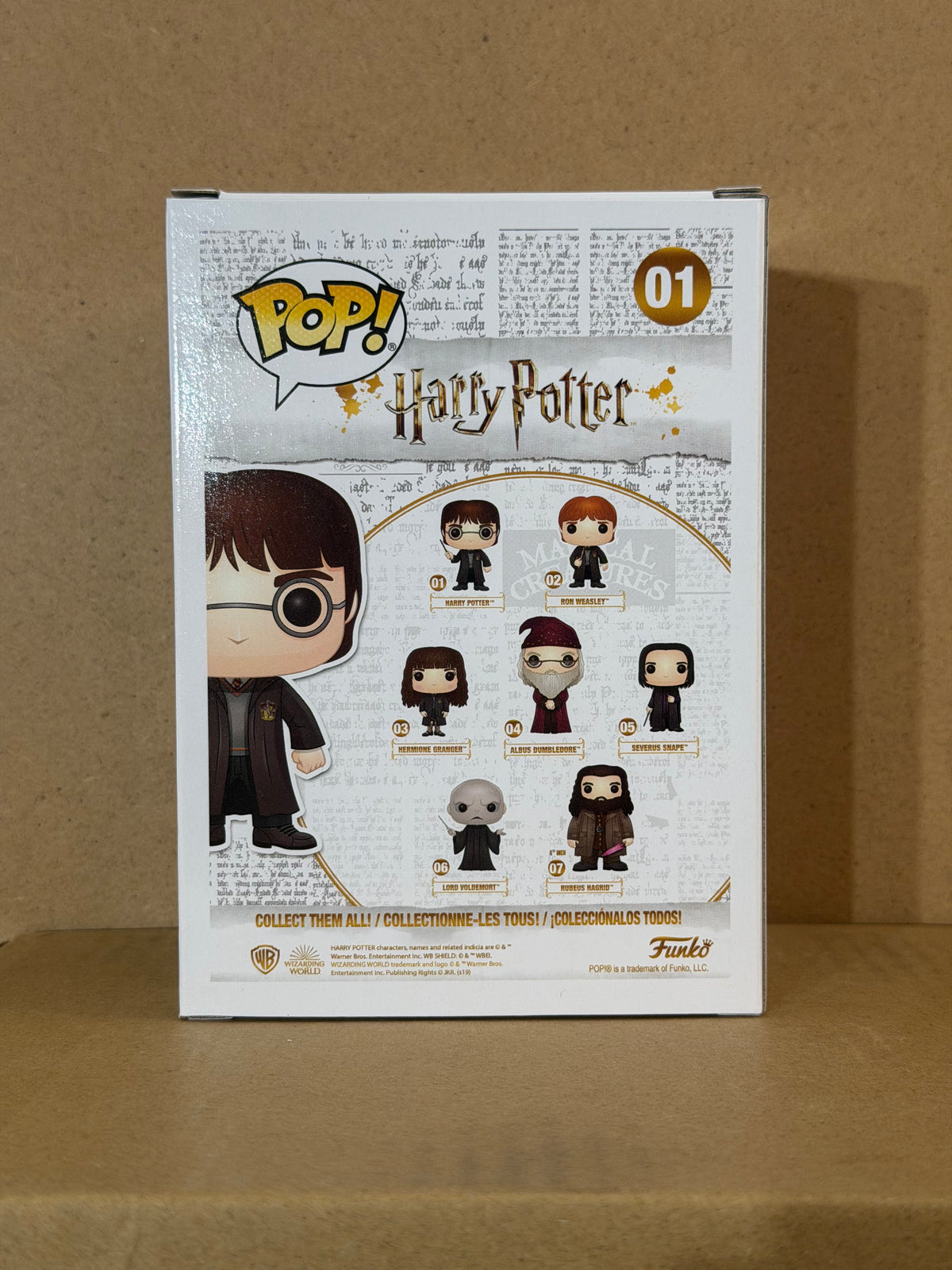 Funko Pop! Harry Potter Signed Daniel Radcliffe COA #01 Free Magnetic Stack