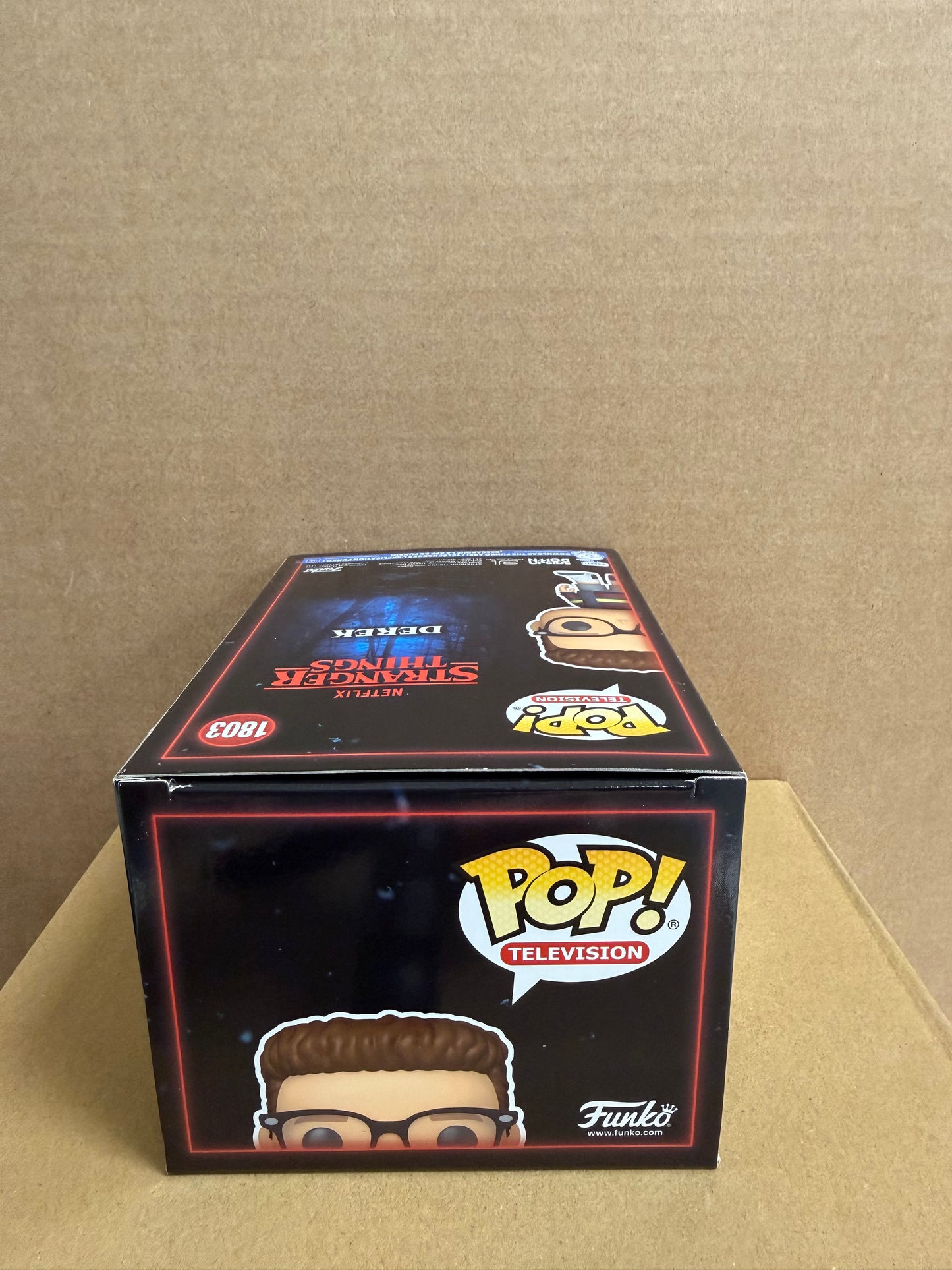Funko Pop! Television Stranger Things Derek Signed Jake Connely COA #1803