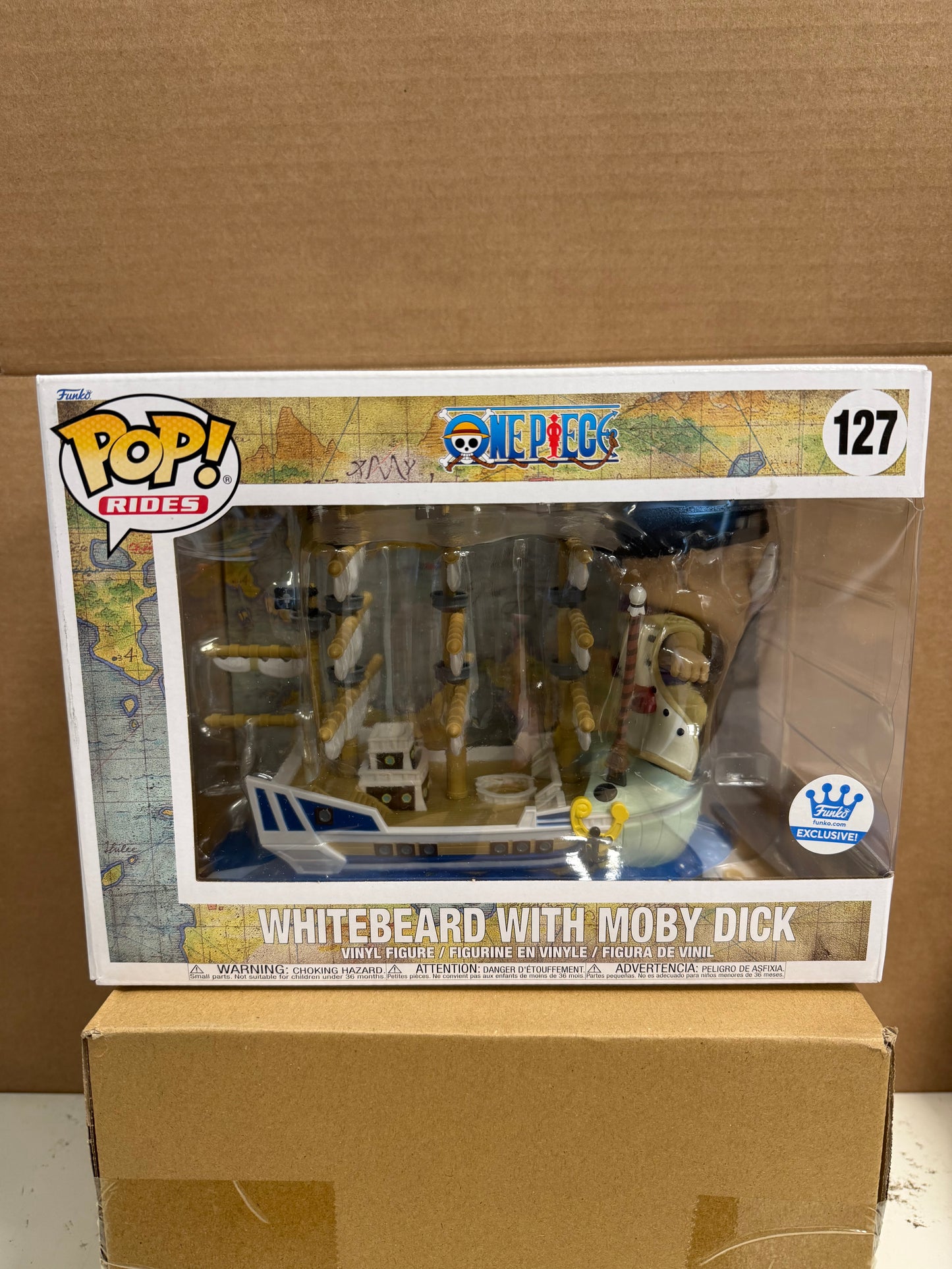 Funko Pop! Rides Anime One Piece Whitebeard With Moby Dick #127 Exclusive