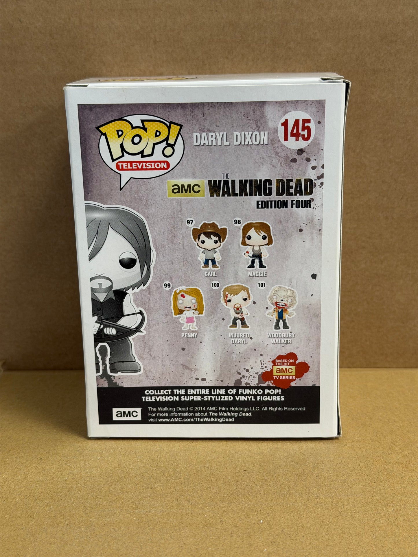Funko Pop! Television The Walking Dead Daryl Dixon Signed Norman Reedus COA #578