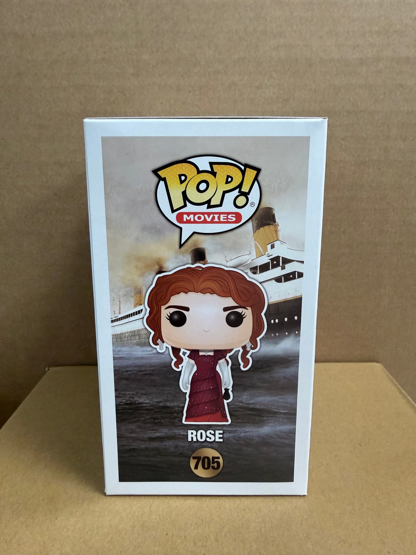 Funko Pop! Movies Titanic Rose Signed By Kate Winslet #705 COA WS
