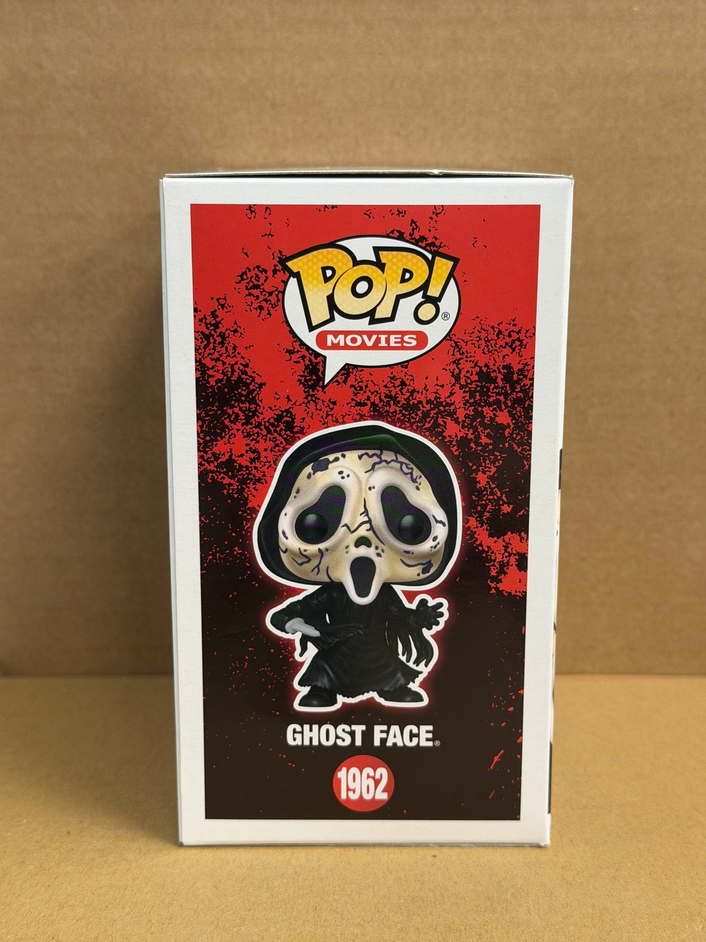 Funko Pop! Movies Ghost Face Signed Neve Campbell ‘Sidney Prescott’ COA #1962