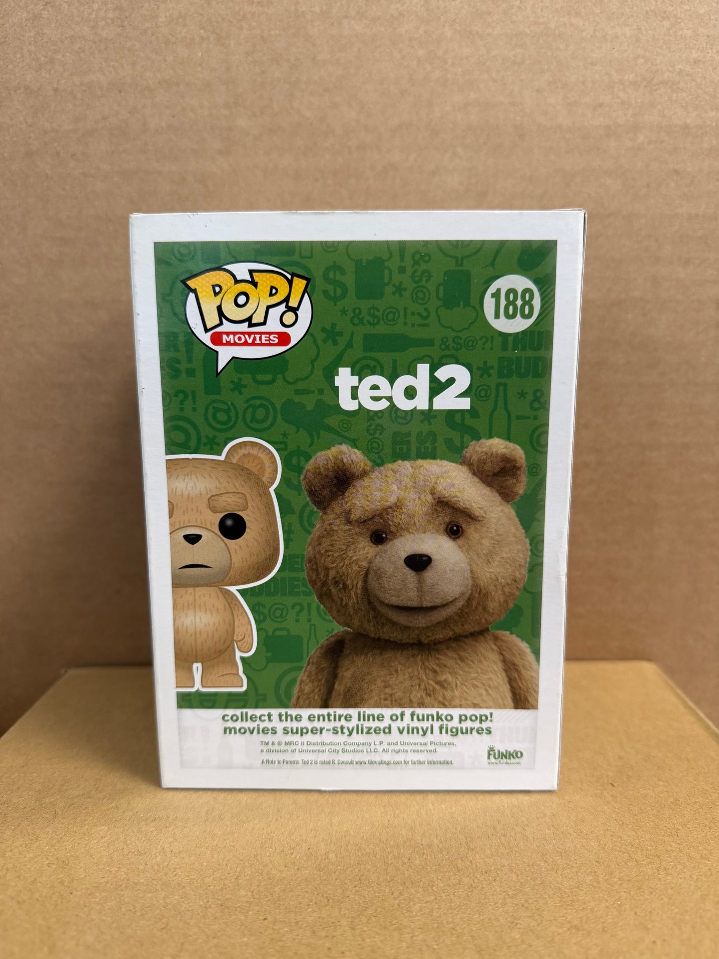 Funko Pop! Movies Ted Signed Seth MacFarlane COA #188 WS