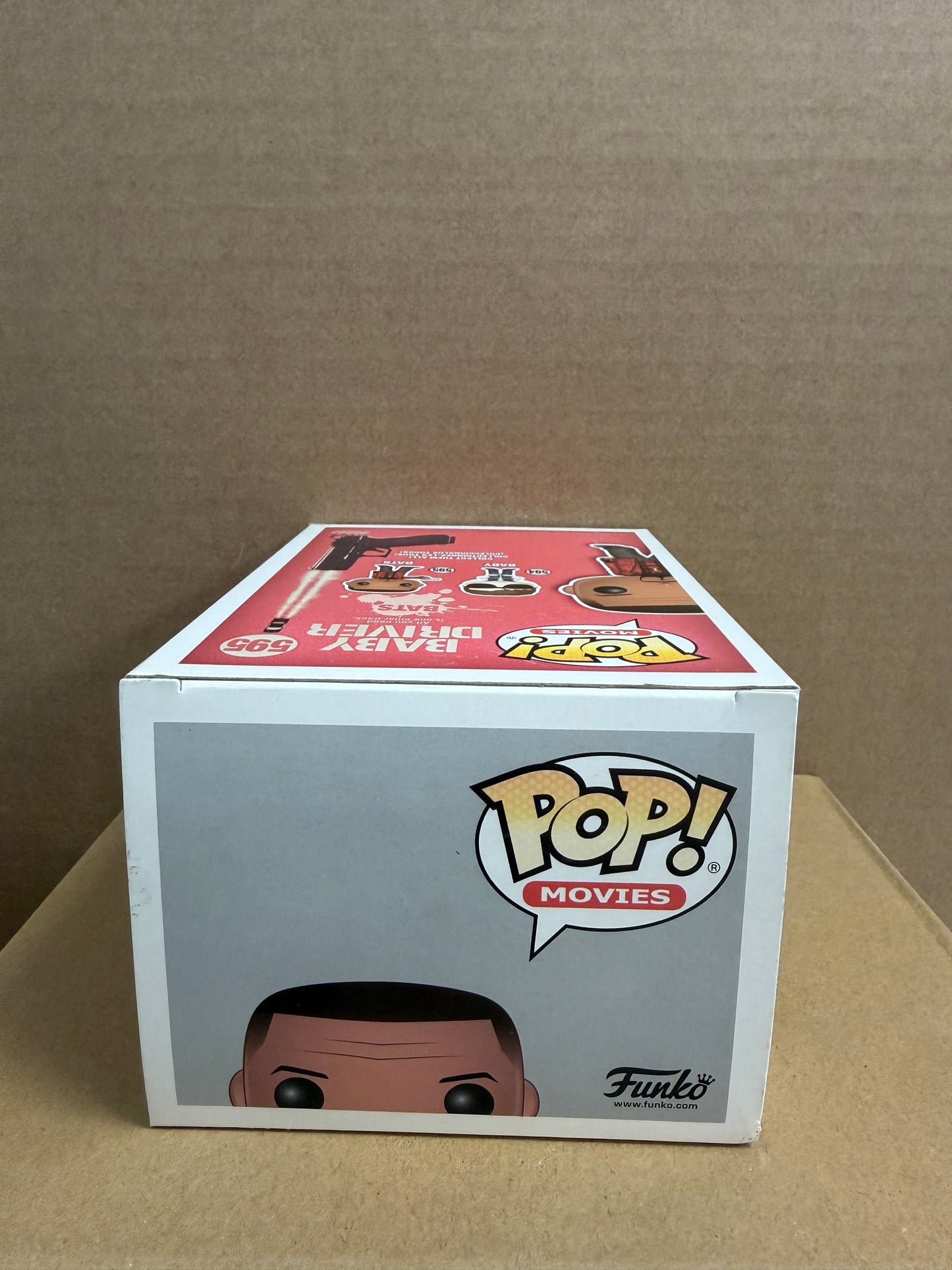 Funko Pop! Movies Baby Driver Bats Signed Jamie Foxx #595 COA WS