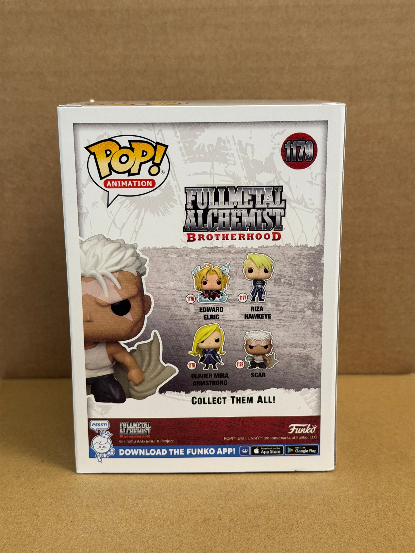 Funko Pop! Anime Full Metal Alchemist Scar Signed Dameon Clarke COA #1179