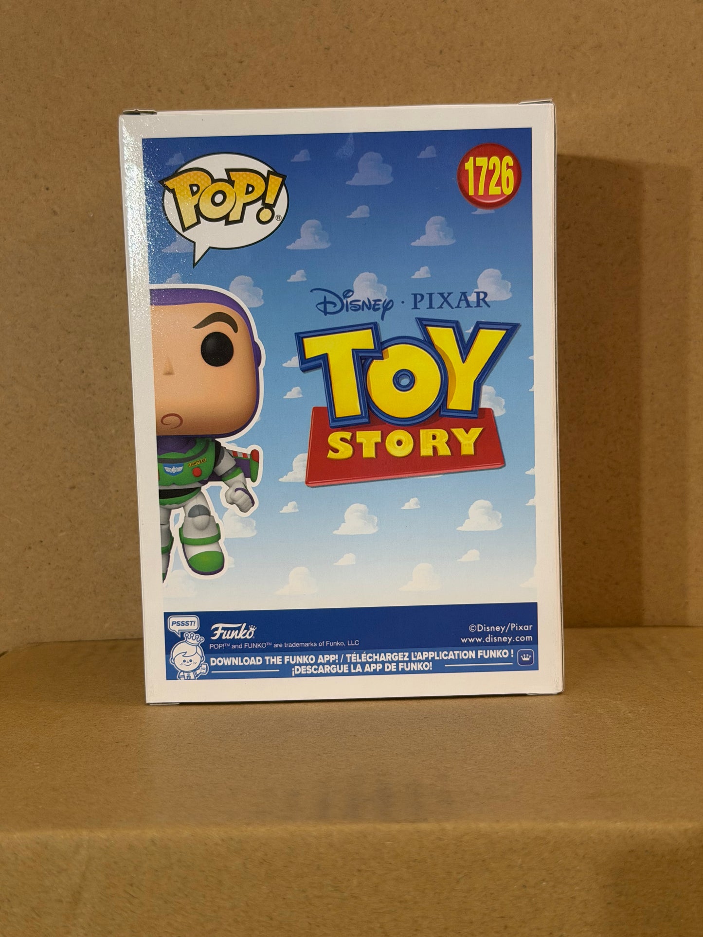 Funko Pop! Disney Toy Story Buzz Lightyear Signed Tim Allen COA #1726