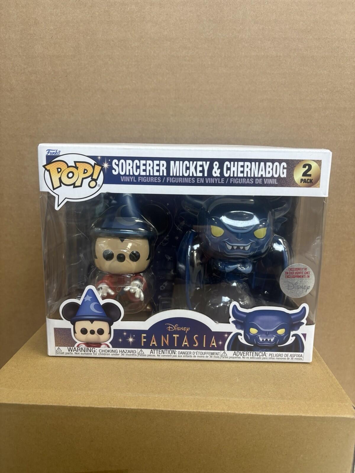 Funko Pop! Disney 2 Pack Sorcerer Mickey & Chenab Disney Exclusive