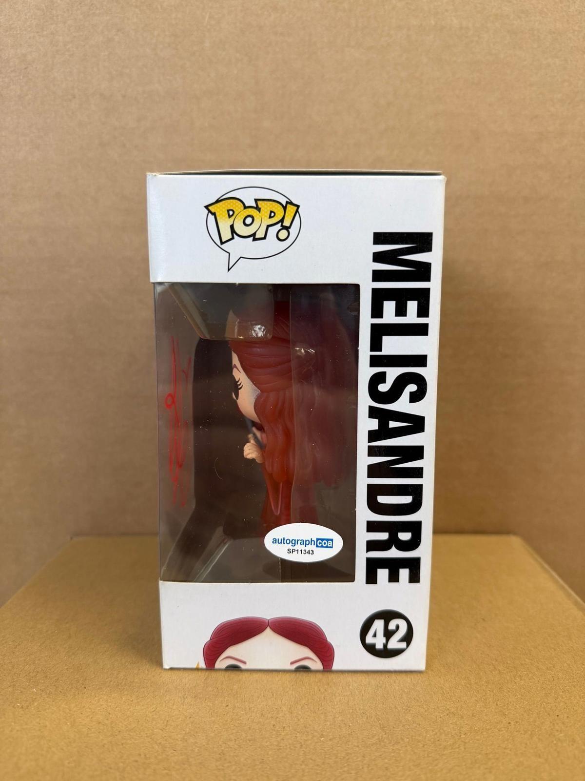 Funko Pop! Television Game Of Thrones - Melisandre #42 Signed By Carice Van Houten ACOA WS