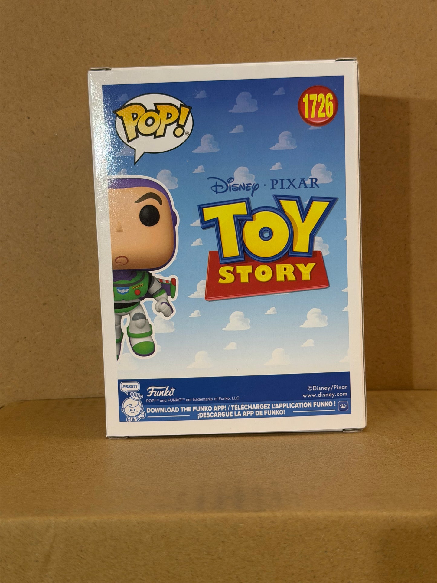 Funko Pop! Disney Toy Story Buzz Lightyear Signed Tim Allen COA #1726