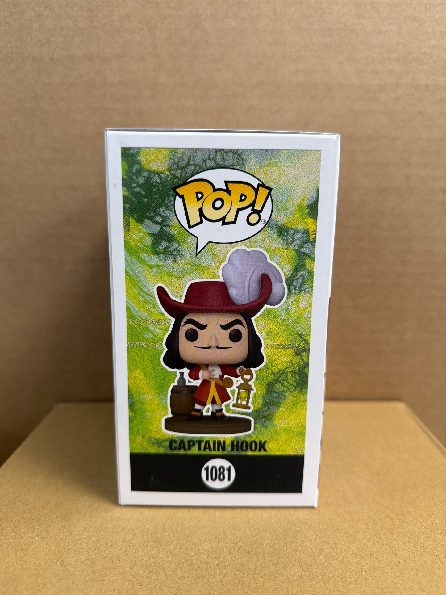 Funko Pop! Disney Villains Peter Pan Captain Hook Signed Dustin Hoffman #1081 WS
