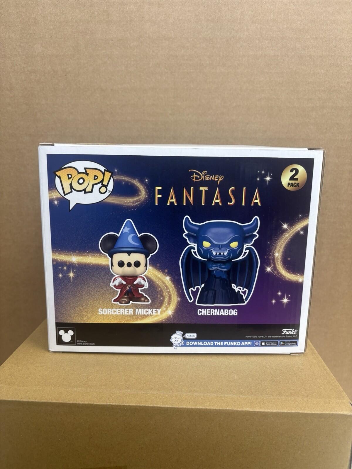 Funko Pop! Disney 2 Pack Sorcerer Mickey & Chenab Disney Exclusive