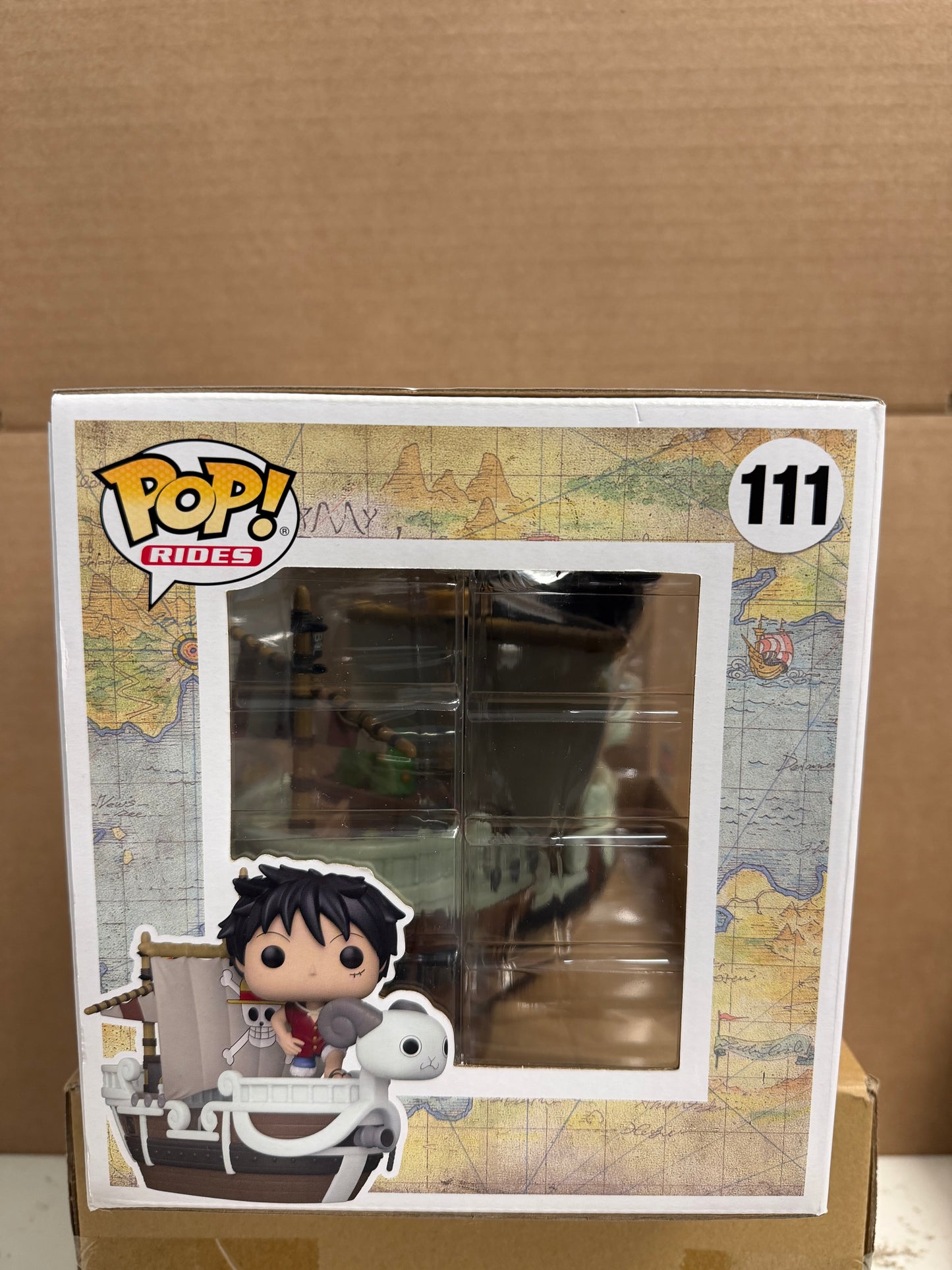 Funko Pop! Rides Anime One Piece Luffy With Going Merry #111 2022 Fall Convention Exclusive