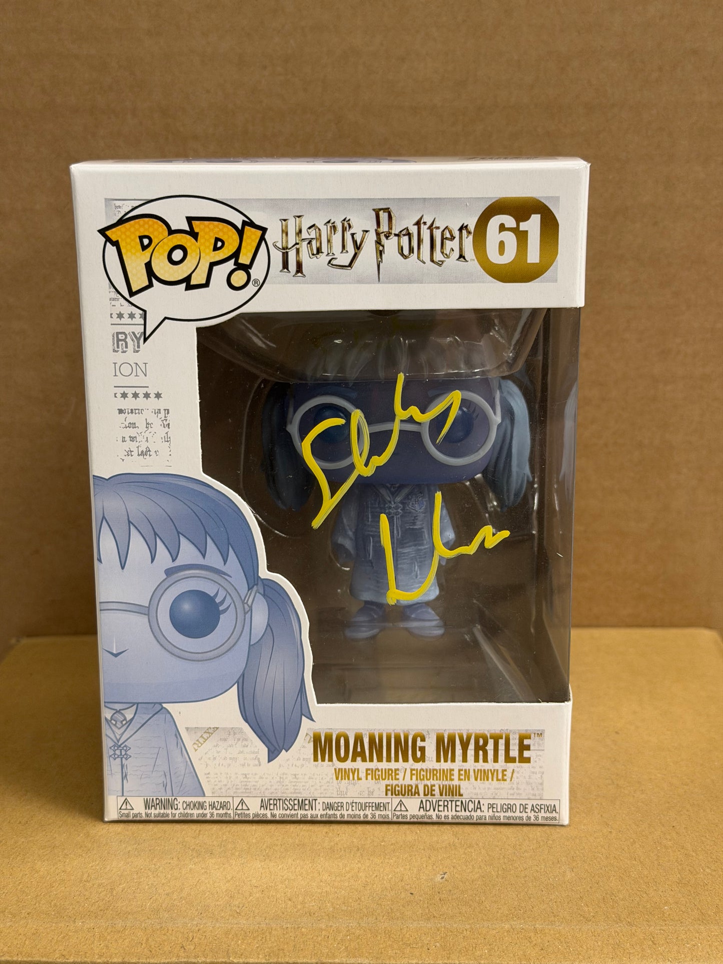 Funko Pop! Harry Potter Moaning Myrtle Signed Shirley Henderson COA #61 WS