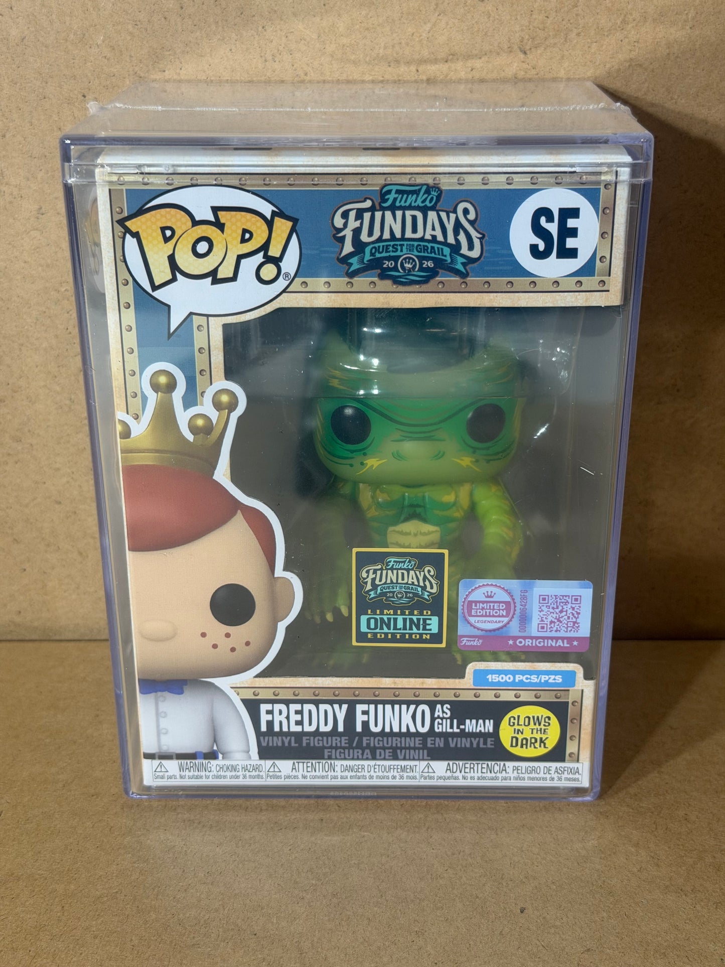 Funko Pop! Movies 2026 Fundays Universal Monsters Gill-Man 1500pcs Glow