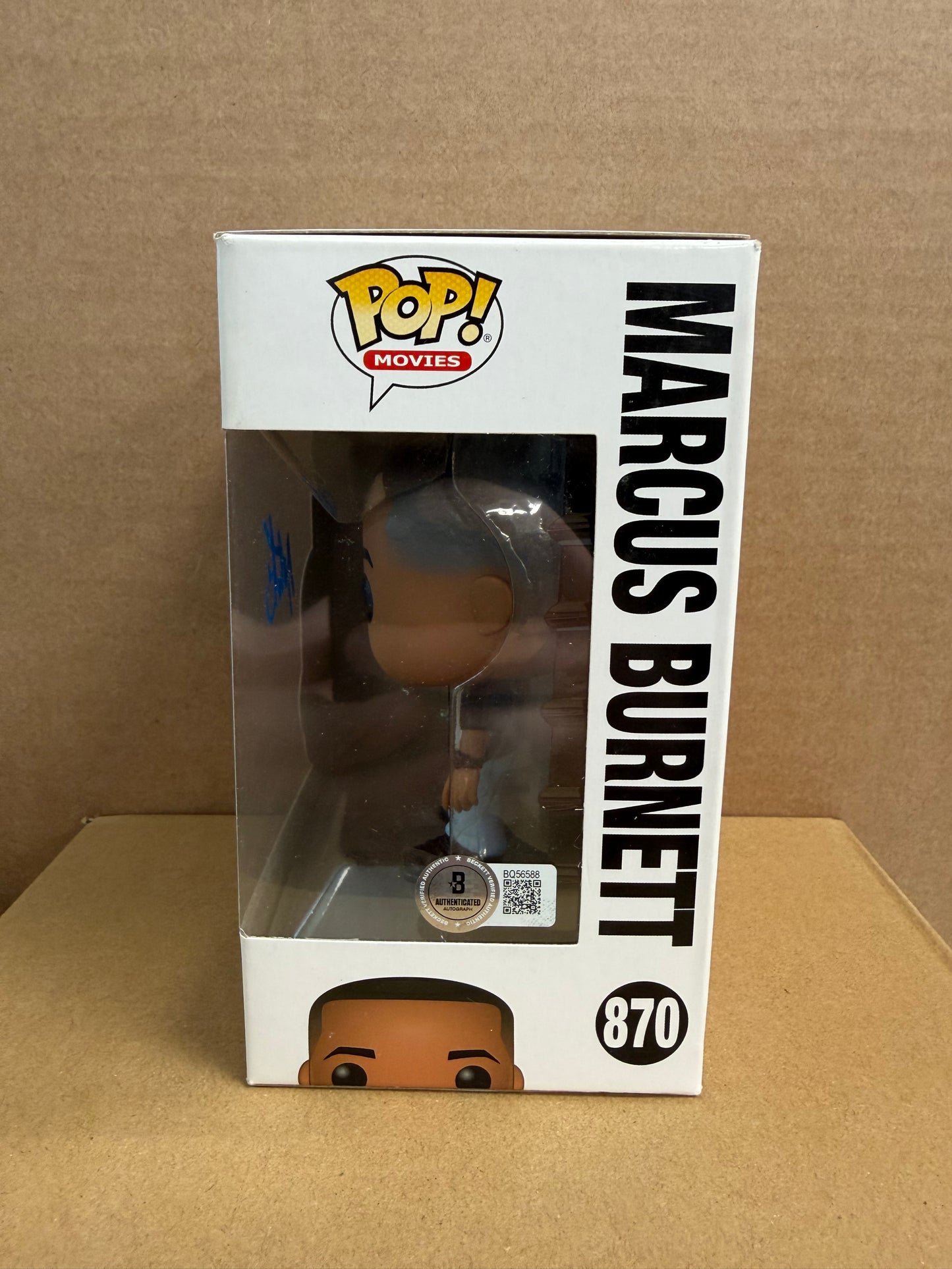 Funko Pop! Movies Marcus Burnett #870 Bad Boys COA WS