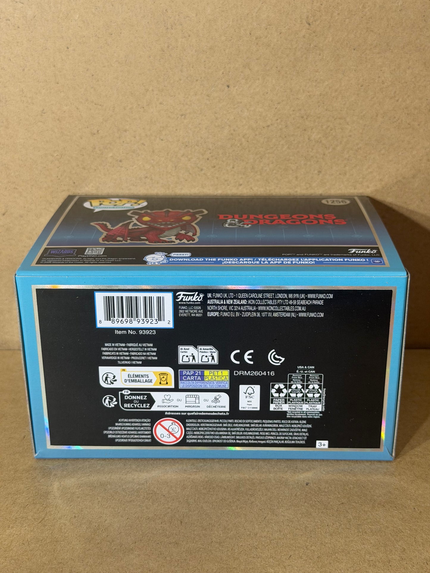 Funko Pop! Movies Dungeons & Dragons Red Dragon Wyrmling #1256 9500pcs LE