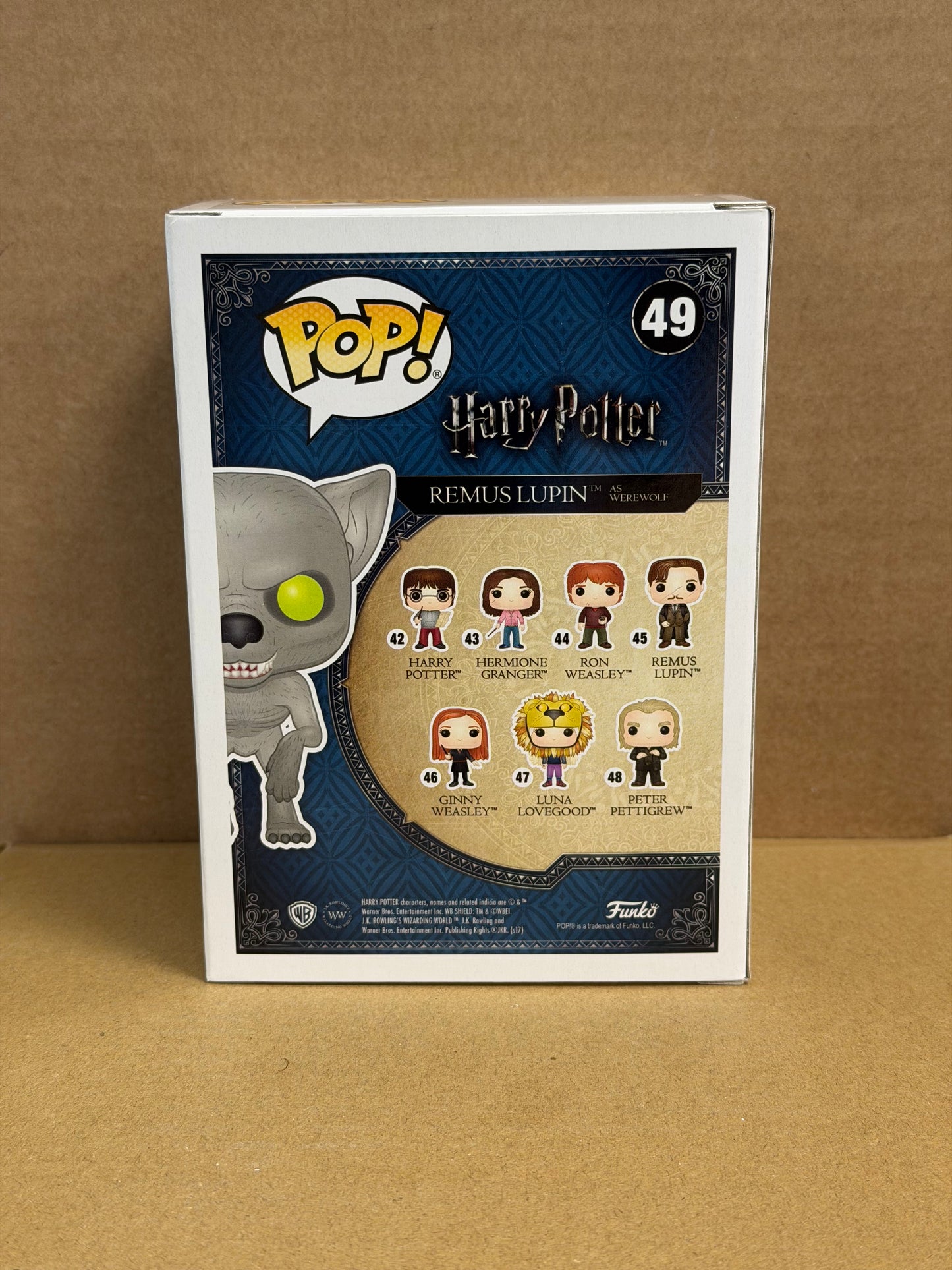 Funko Pop! Harry Potter Remus Lupin Signed David Thewlis COA #49