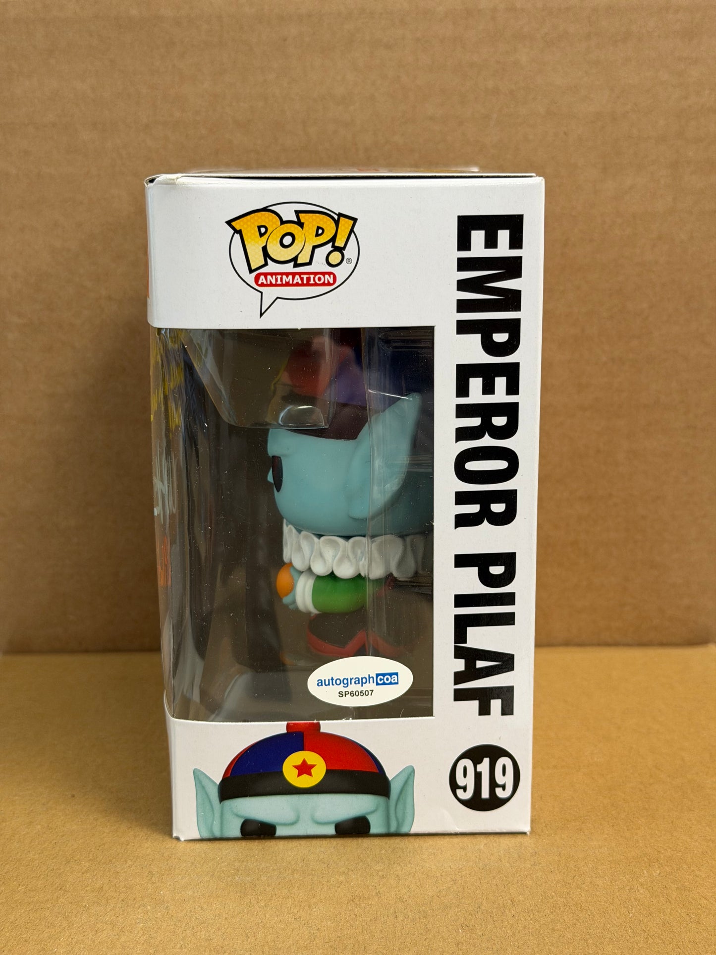 Funko Pop! Anime Dragon Ball Emperor Pilaf Signed Chuck Huber COA # 919