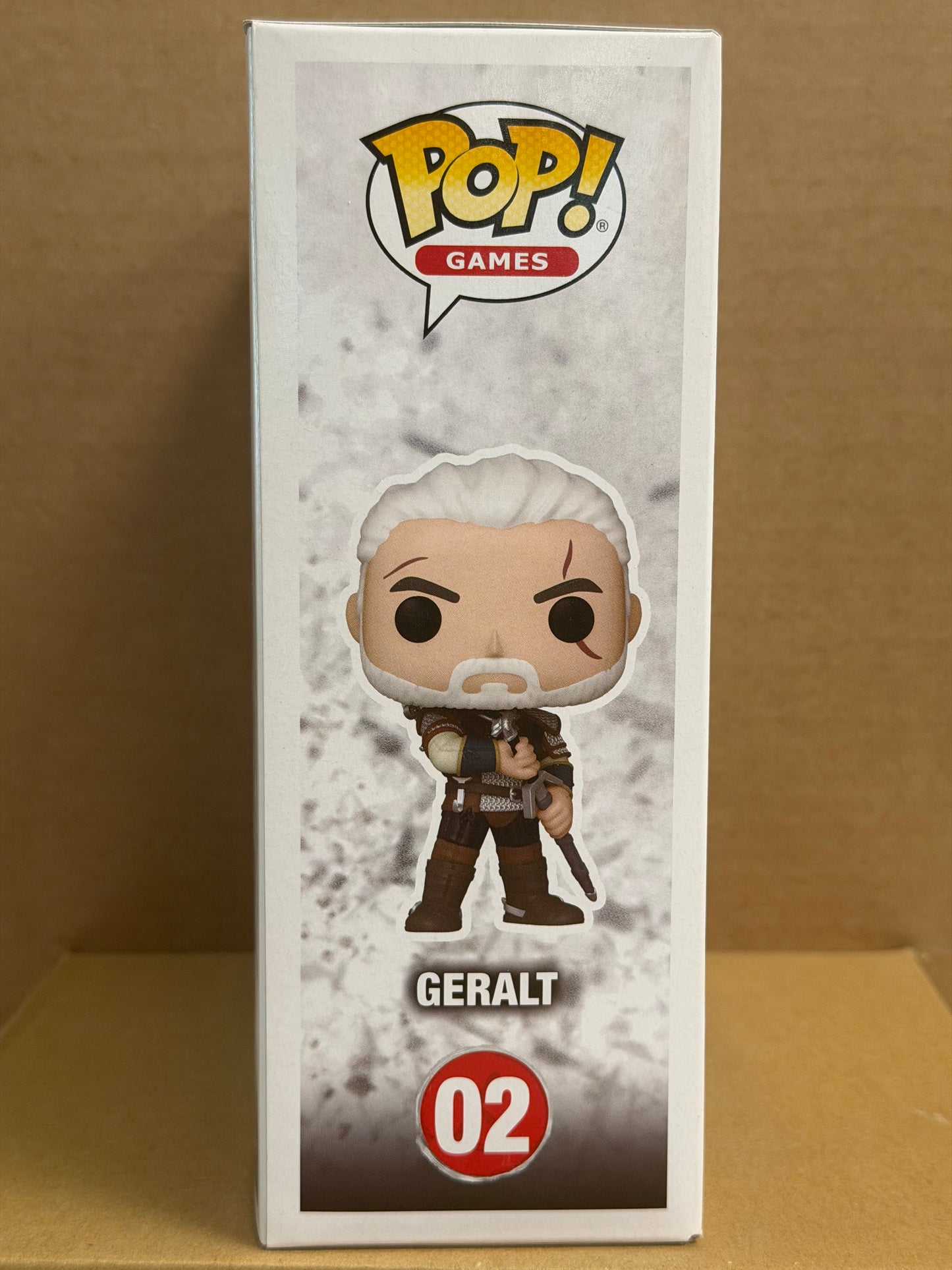 Funko Pop! Games The Witcher Wild Hunt Geralt #02 Game Cover SE