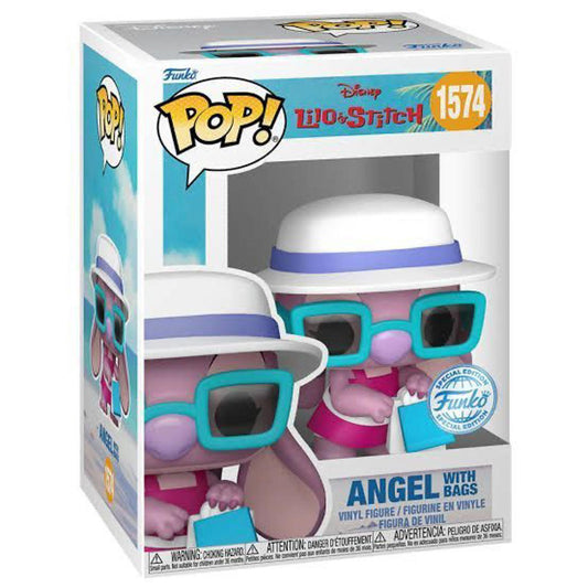 Funko Pop! Disney Lilo & Stitch Angel with Bags #1574 Exclusive Vinyl Figure