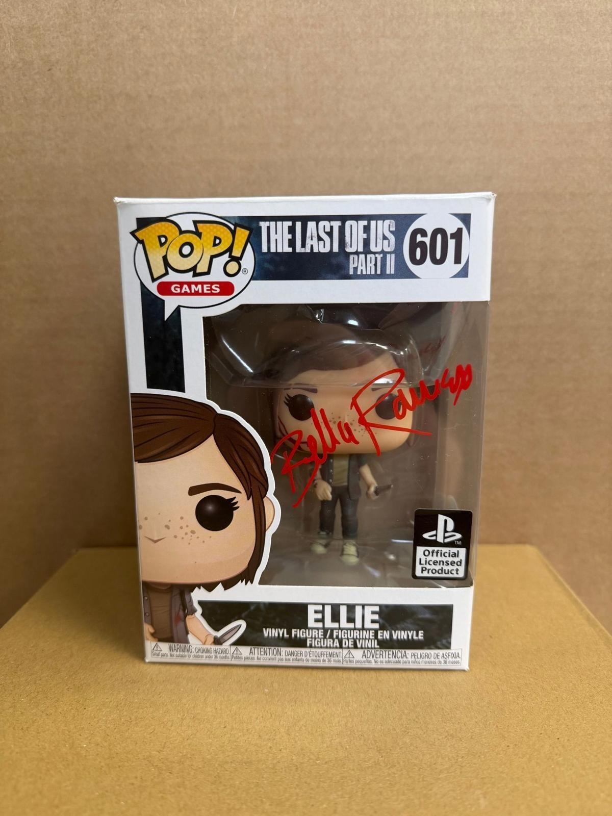Funko Pop! Television Ellie Last Of Us #601 Signed Bella Ramsey | WS | FREE MAG STACK