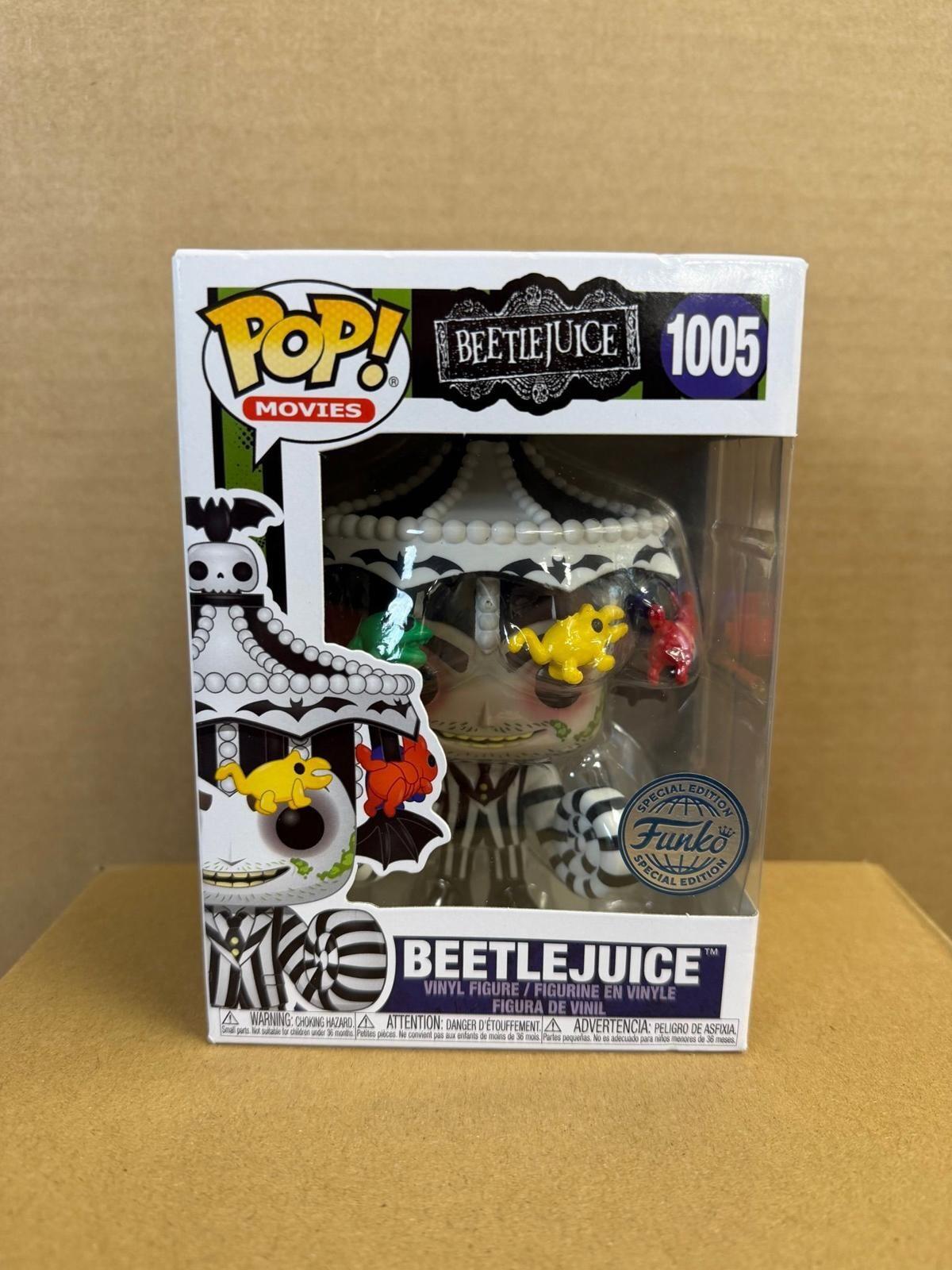 Funko Pop! Horror Beetlejuice Vinyl Figure #1005 Special Edition BOX DAMAGE