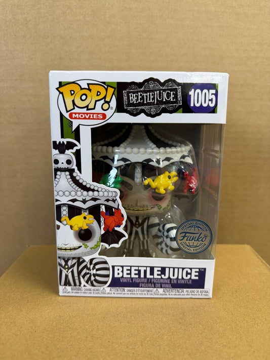 Funko Pop! Horror Beetlejuice Vinyl Figure #1005 Special Edition BOX DAMAGE