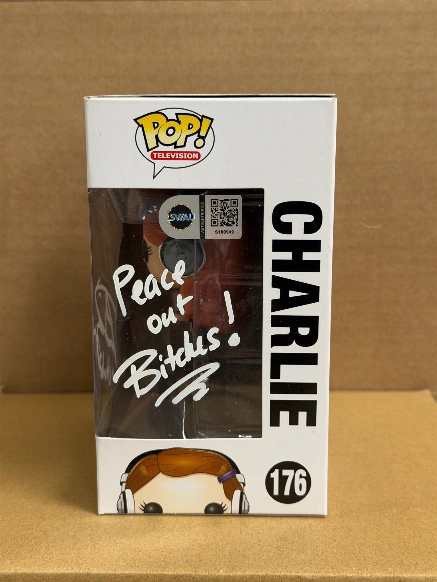Funko Pop! Television Supernatural Charlie Signed Felicia Day COA #176