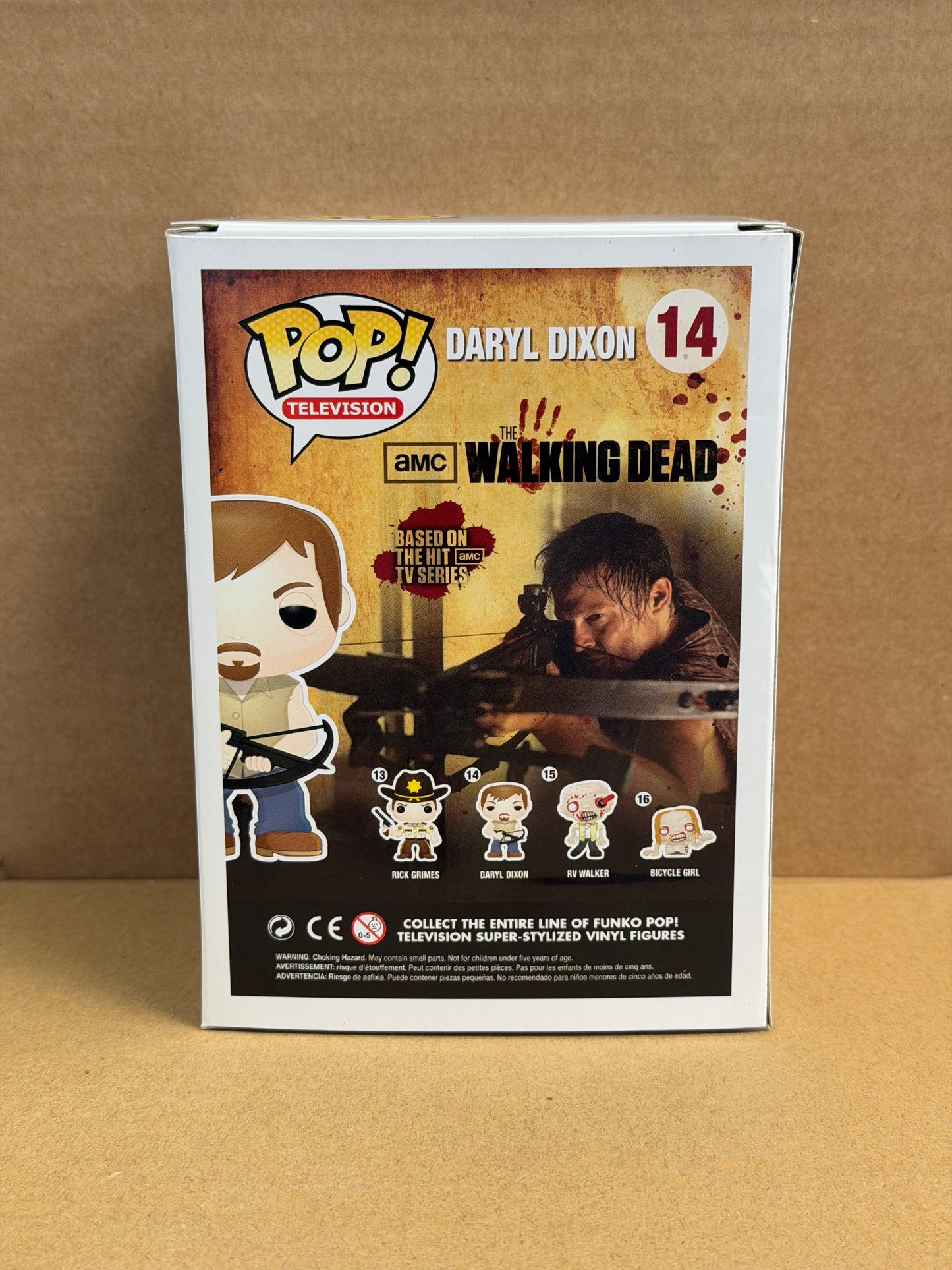 Funko Pop! Television The Walking Dead Daryl Dixon Signed Norman Reedus COA #14