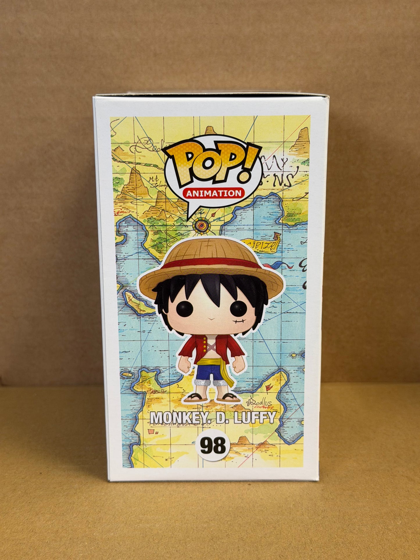 Funko Pop! Anime One Piece Monkey D Luffy OG JJL160309 #98 Free Magnetic Stack