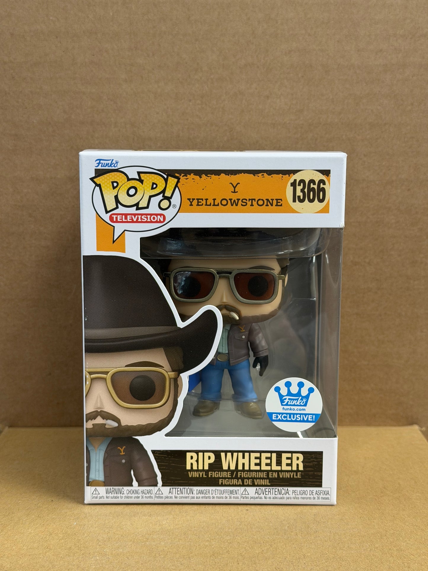 Funko Pop! Television Yellowstone Rip Wheeler W/ Cooler #1366 Exclusive