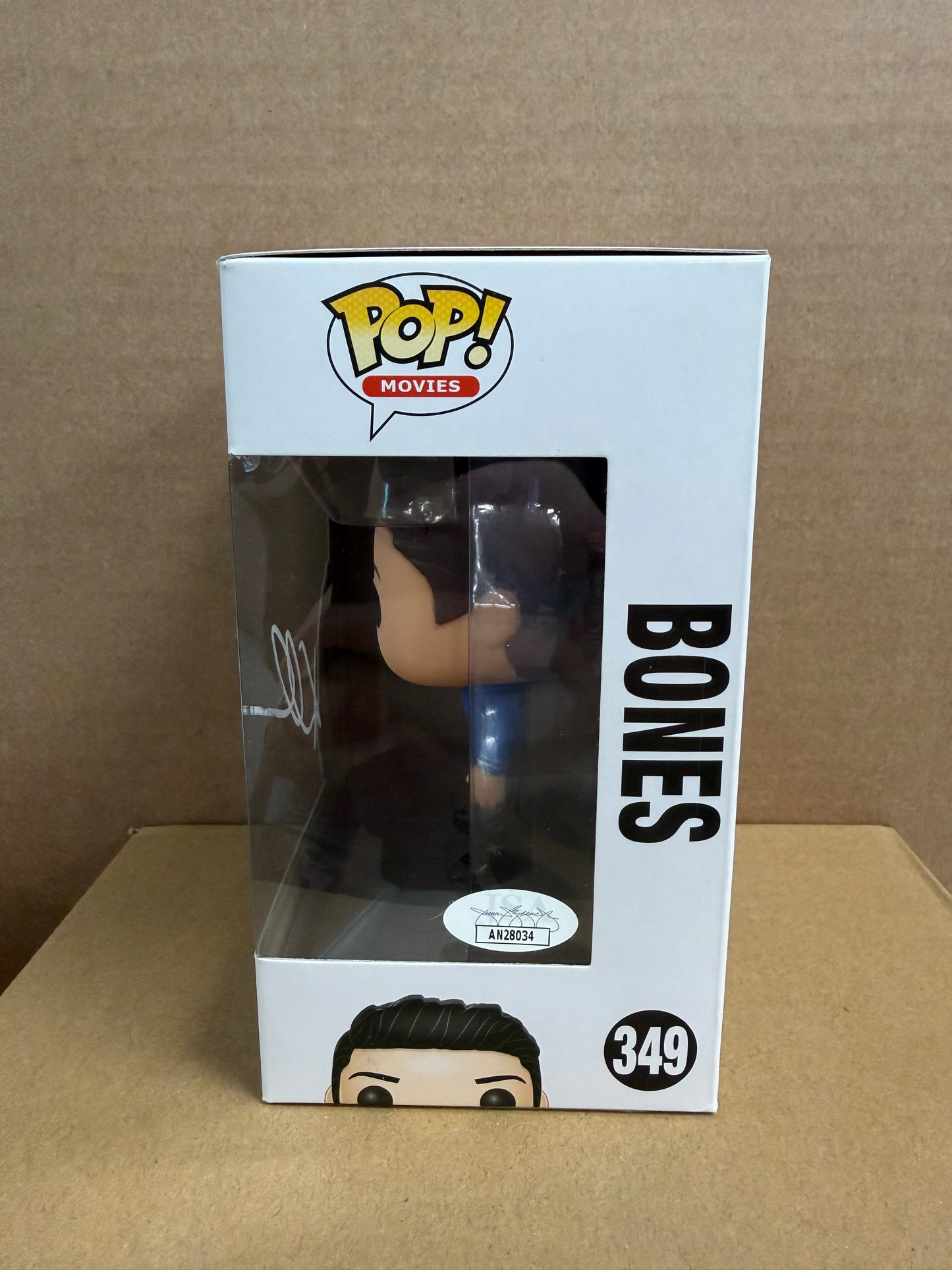 Funko Pop! Movies Star Trek Beyond Bones Signed Karl Urban COA #349 WS