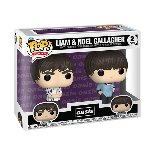 Funko Pop! Rocks Oasis Liam & Noel Gallagher 2 Pack
