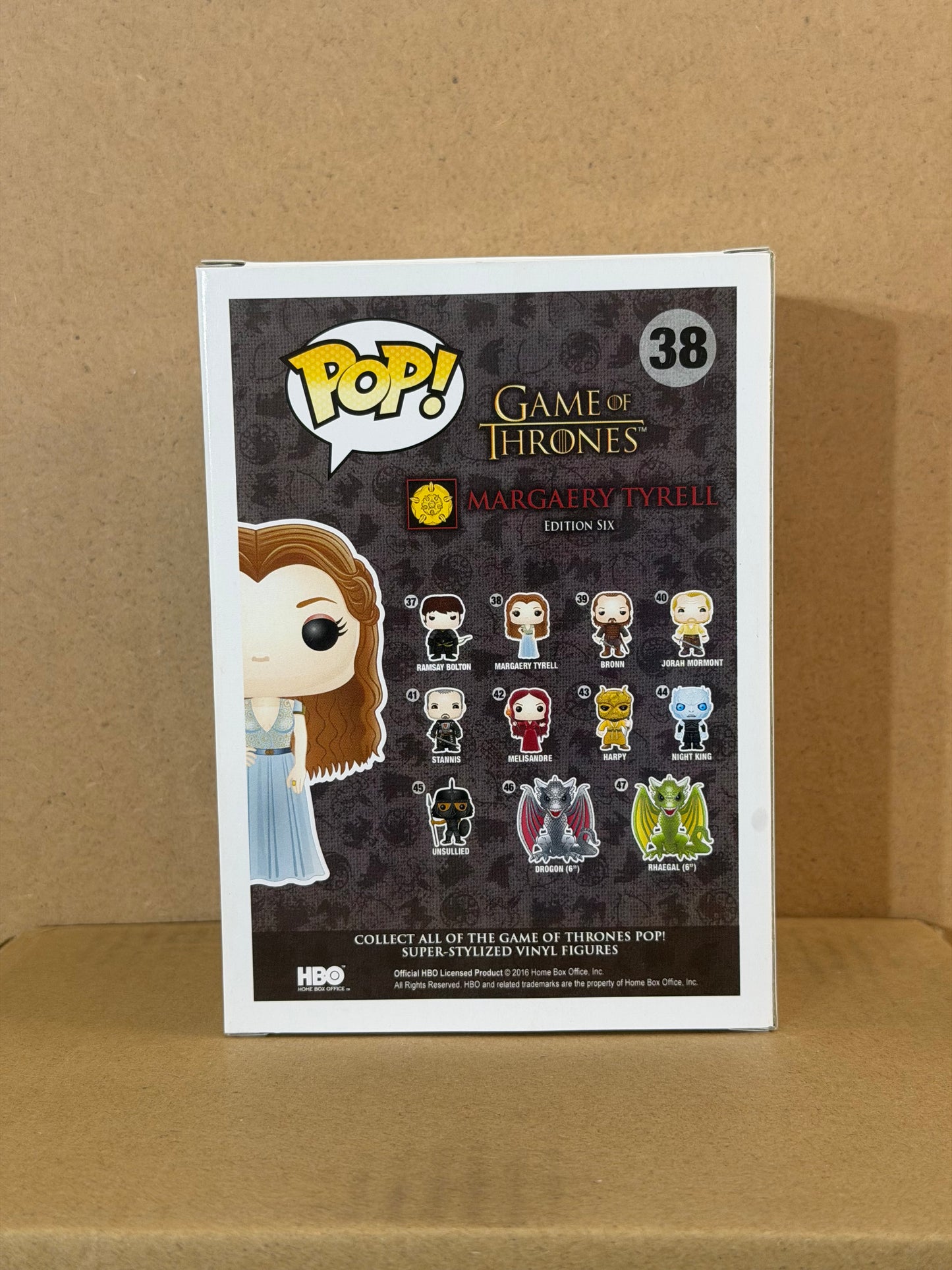 Funko Pop! Television Game Of Thrones Margaery Tyrell Signed Natalie Dormer COA #38