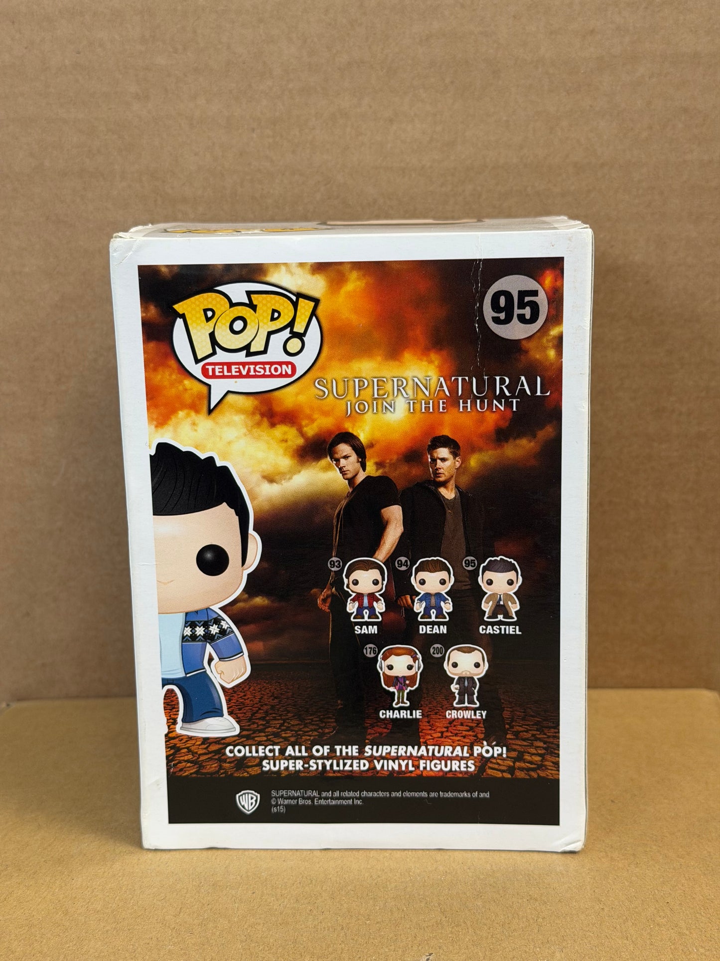 Funko Pop! Television Supernatural Castiel (French Mistake) #95 2015 SDCC Physical Sticker