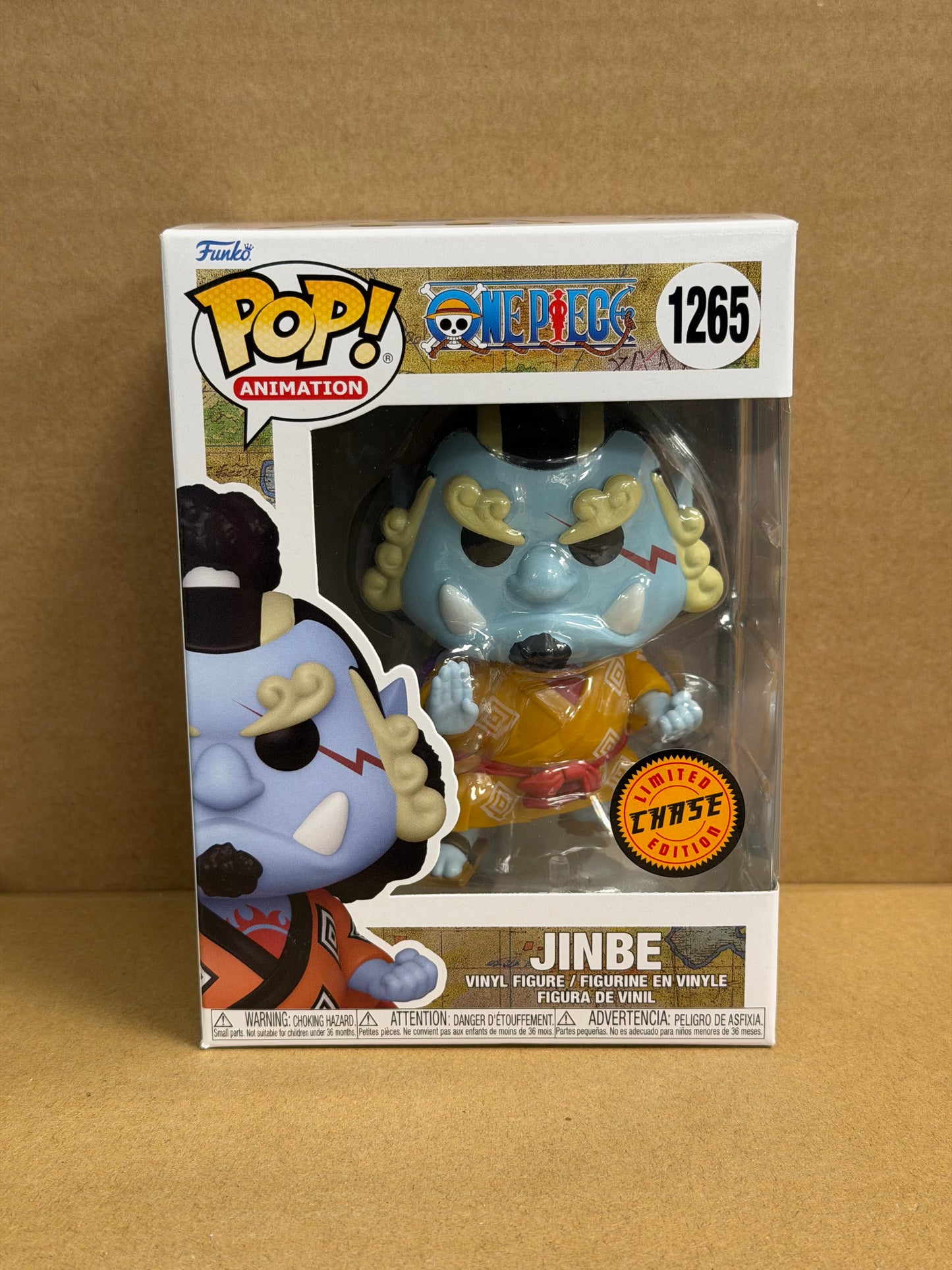 Funko Pop! Anime One Piece Jinbe Chase #1265 Free Protector
