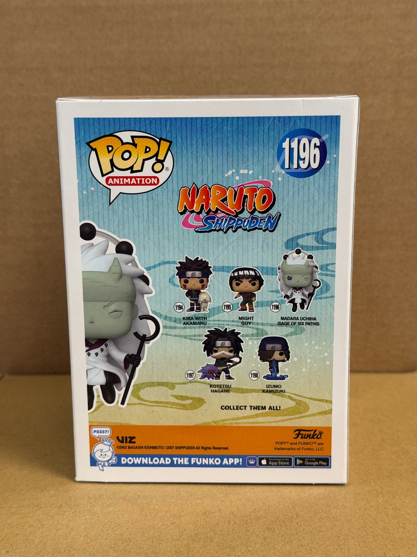 Funko Pop! Anime Naruto Shippuden Madura Uchiha Signed Neil Kaplan COA #1196