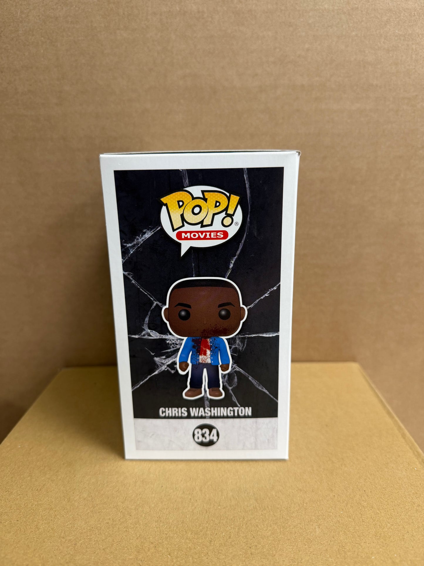 Funko Pop! Movies Chris Washington Get Out Signed Daniel Kaluuya COA #834 WS