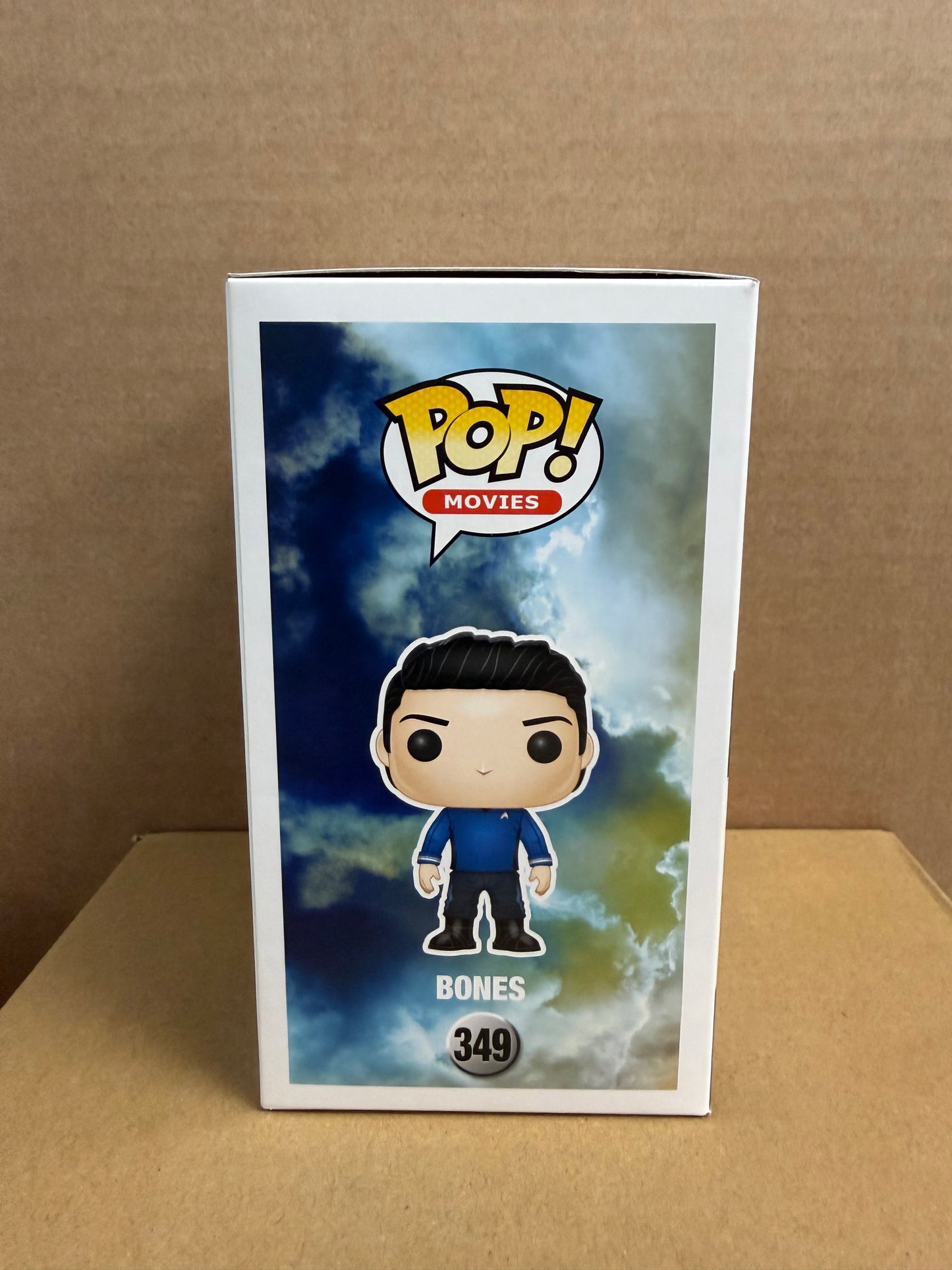 Funko Pop! Movies Star Trek Beyond Bones Signed Karl Urban COA #349 WS