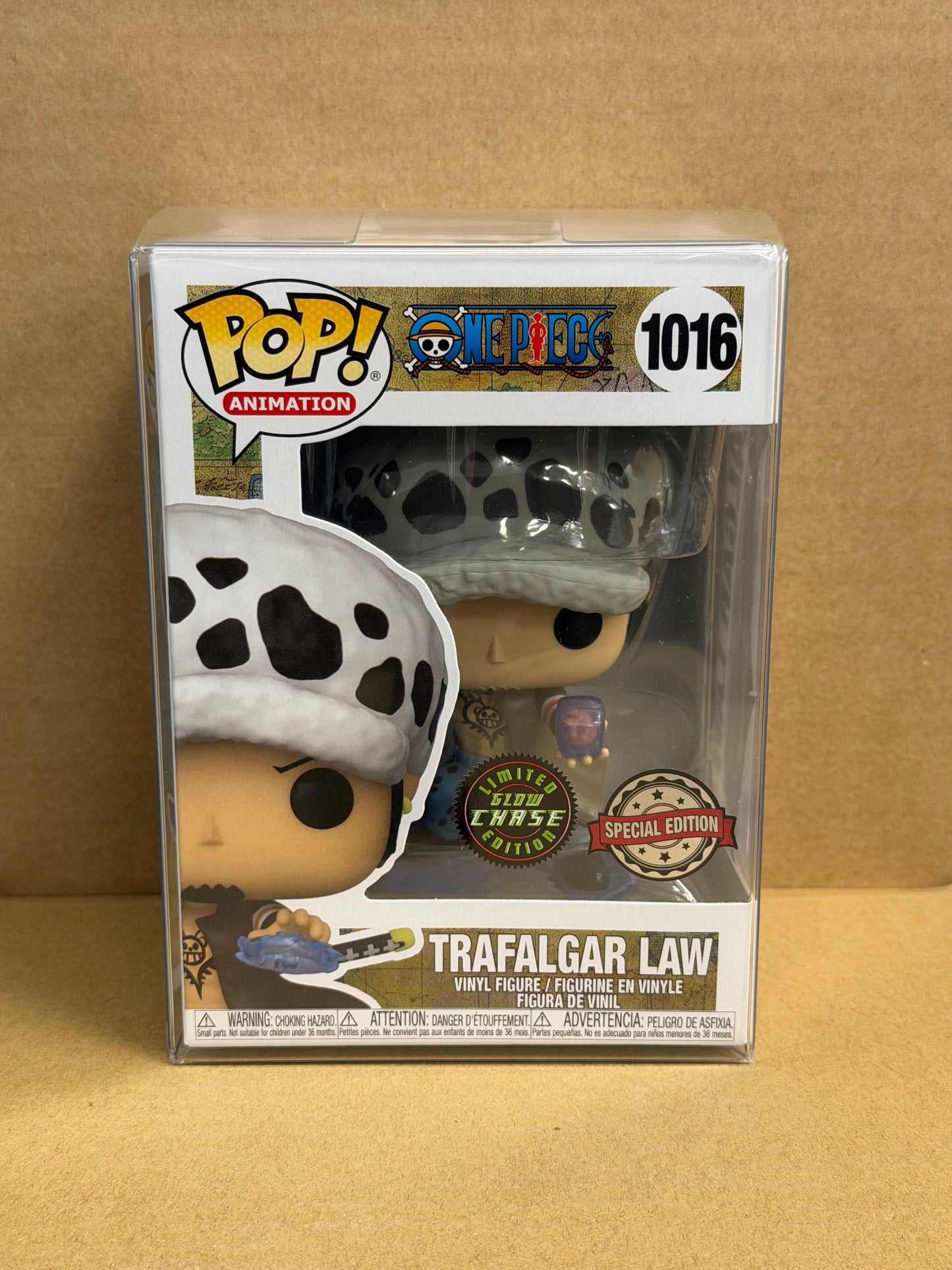 Funko Pop! Anime One Piece Trafalgar Law #1016 Glow Chase Special Edition
