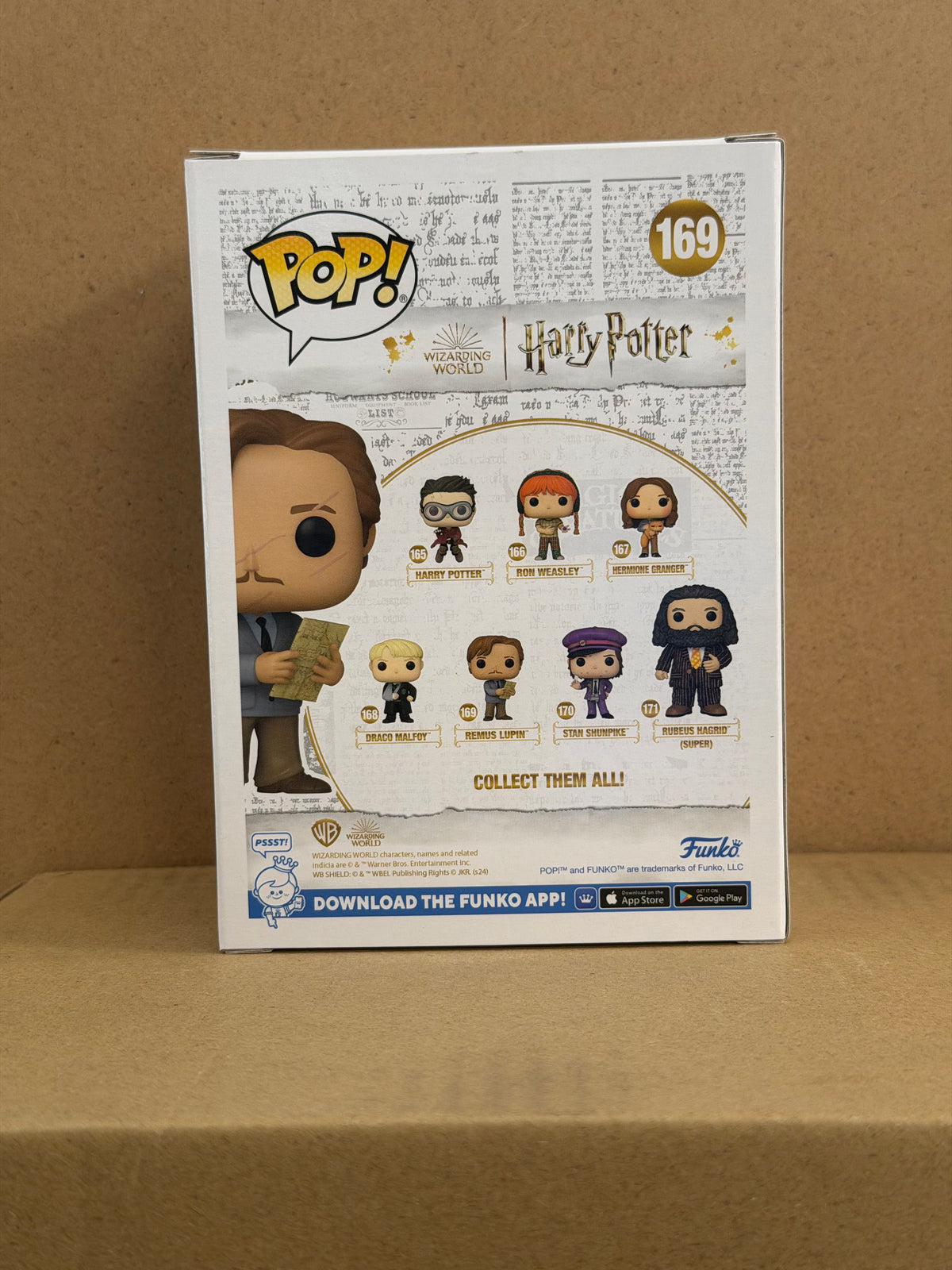 Funko Pop! Harry Potter Remus Lupin Signed David Thewlis COA #169