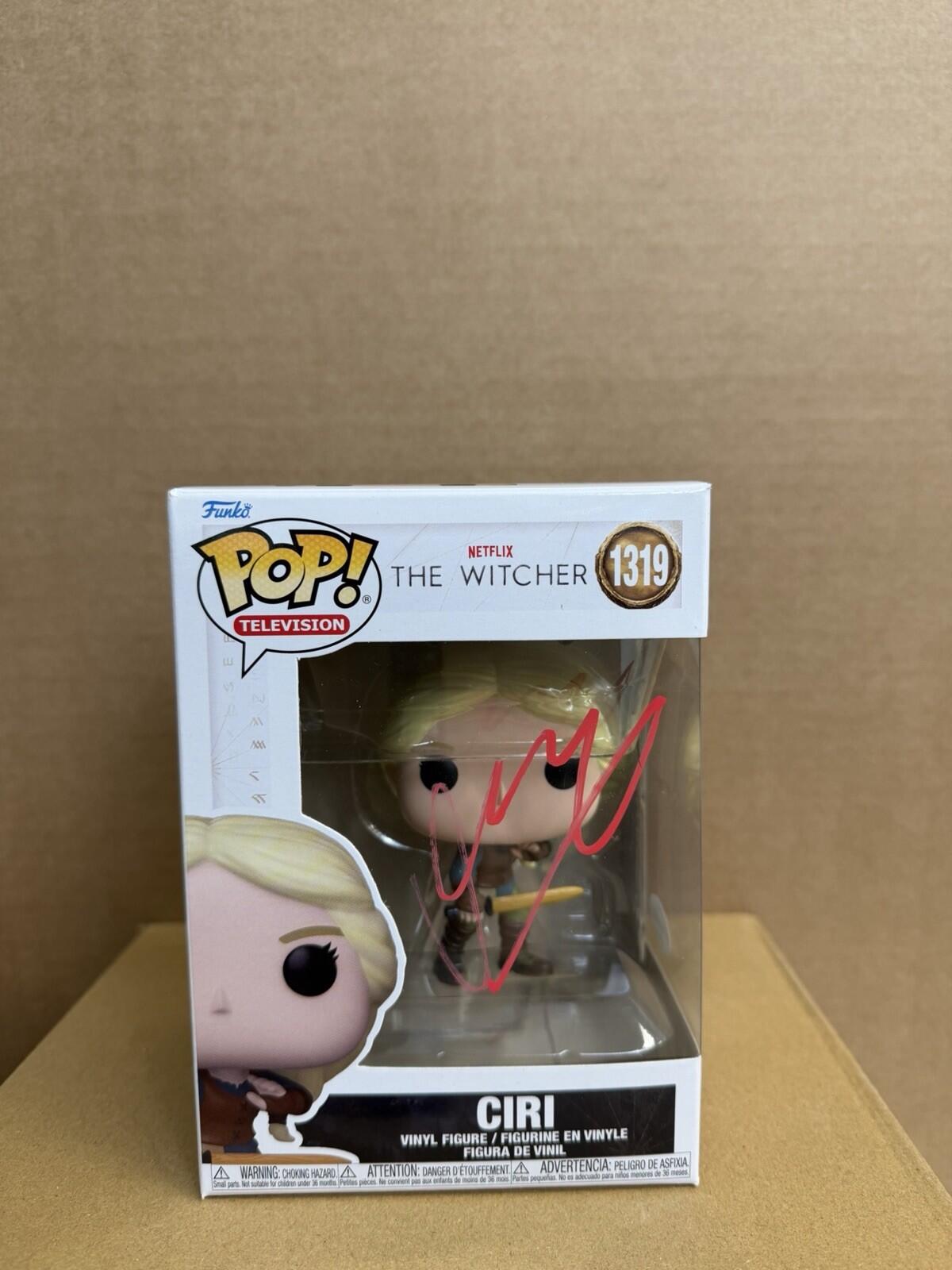 Funko Pop! Television The Witcher Ciri Signed Freya Allan #1319 WS