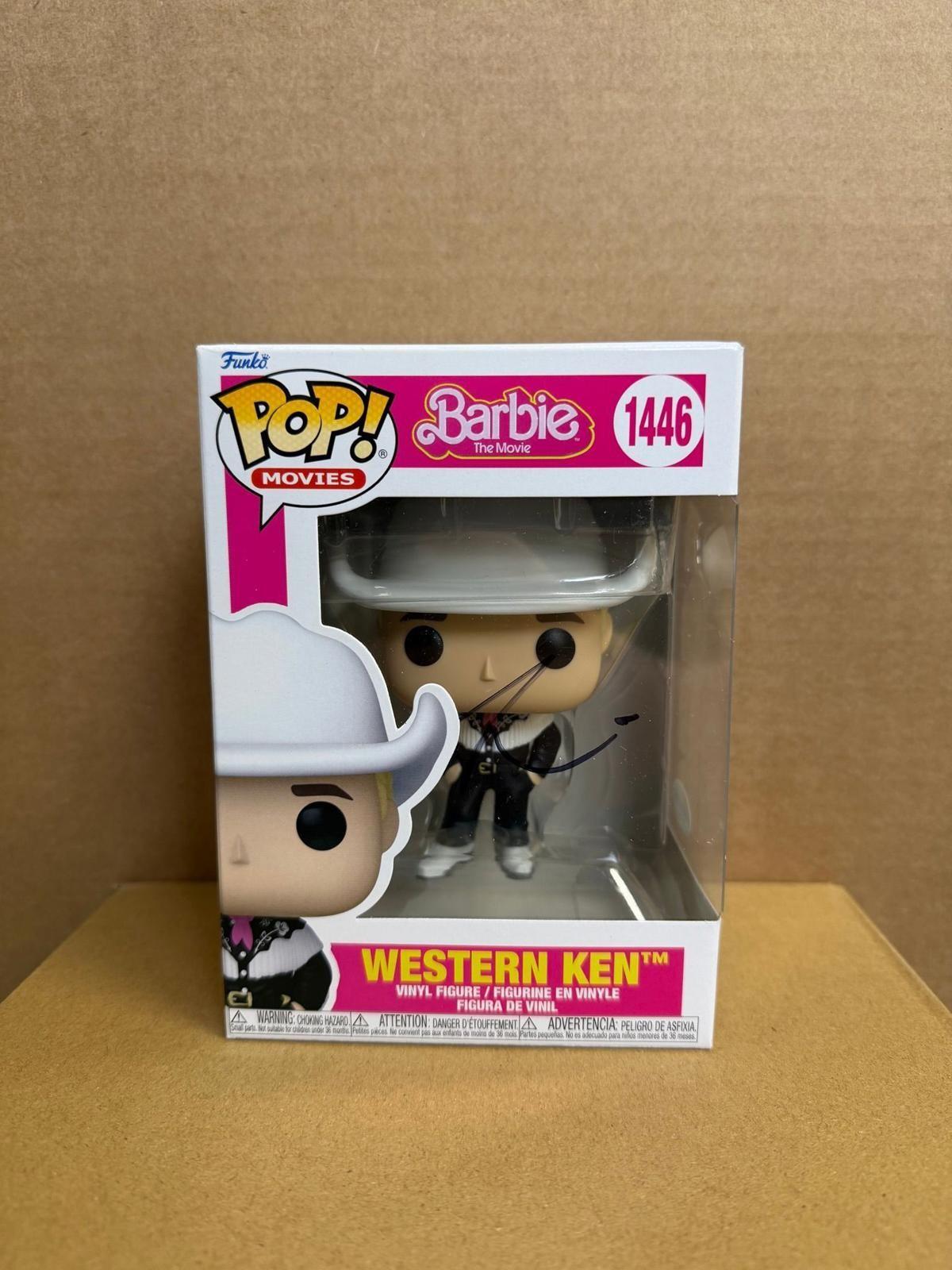 Funko Pop! Movies Western Ken #1446 Signed Ryan Gosling WS