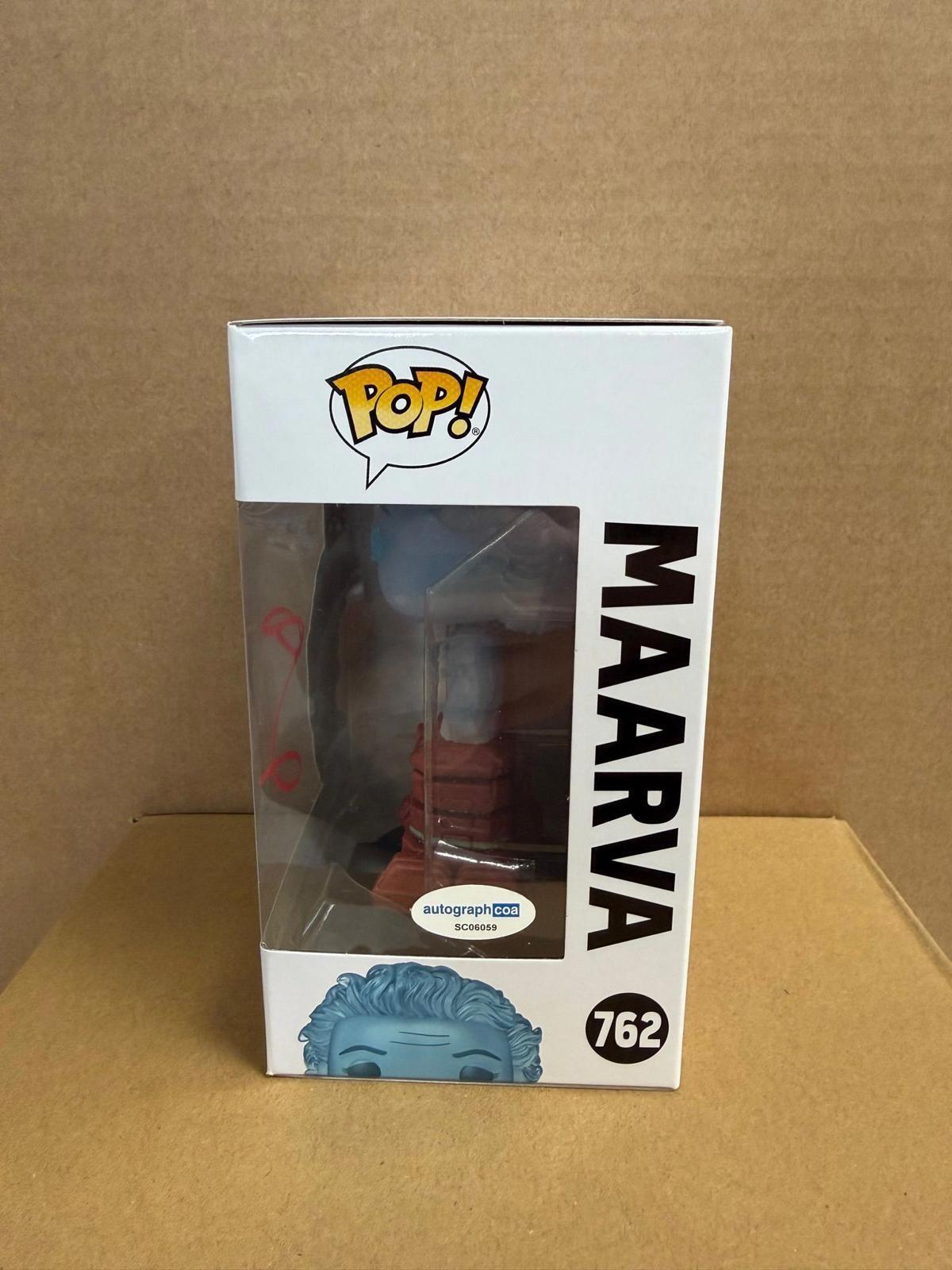 Funko Pop! Star Wars Maarva Signed Fiona Shaw COA #762 WS