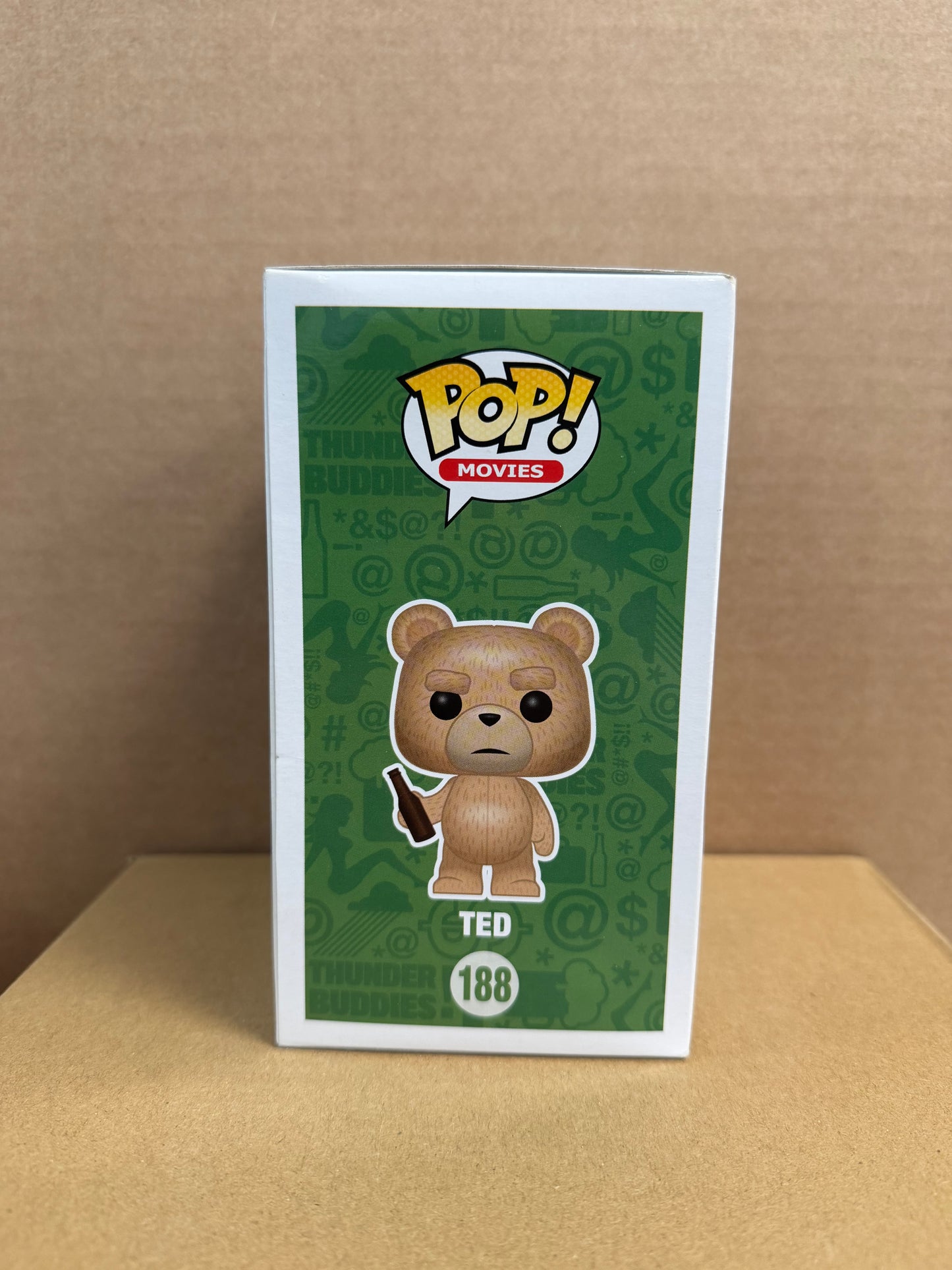 Funko Pop! Movies Ted Signed Seth MacFarlane COA #188 WS