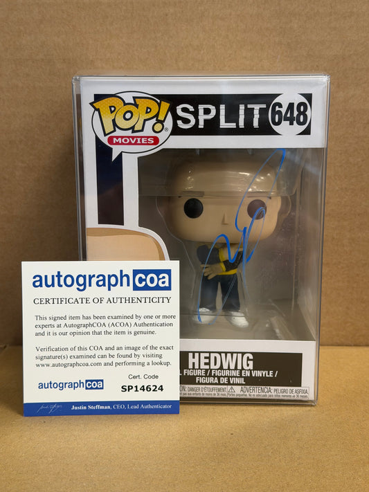 Funko Pop! Movies Split Hedwig Signed James Mcavoy COA #648