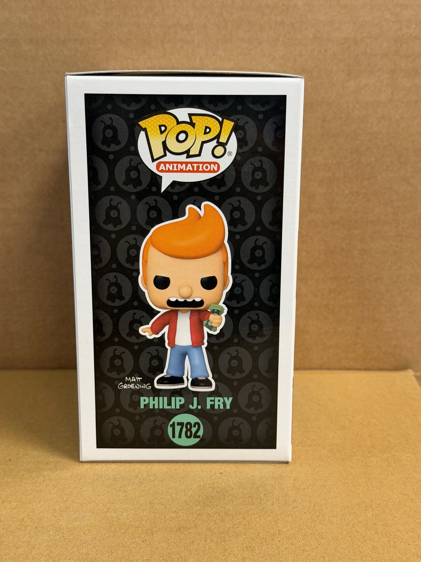 Funko Pop! Animation Futurama Philip J. Fry Signed Billy West COA #1755