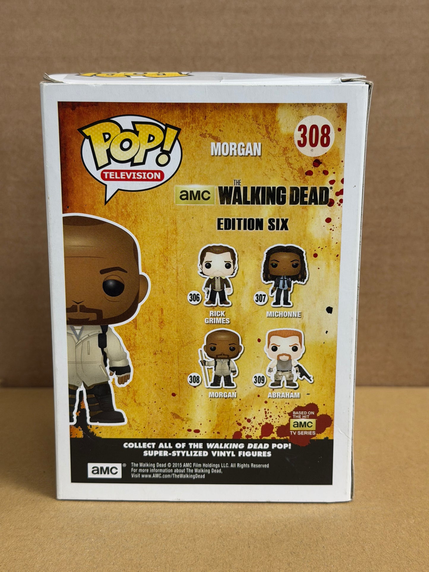Funko Pop! Television The Walking Dead Morgan Signed Lennie James COA #308 BOX DAMAGE